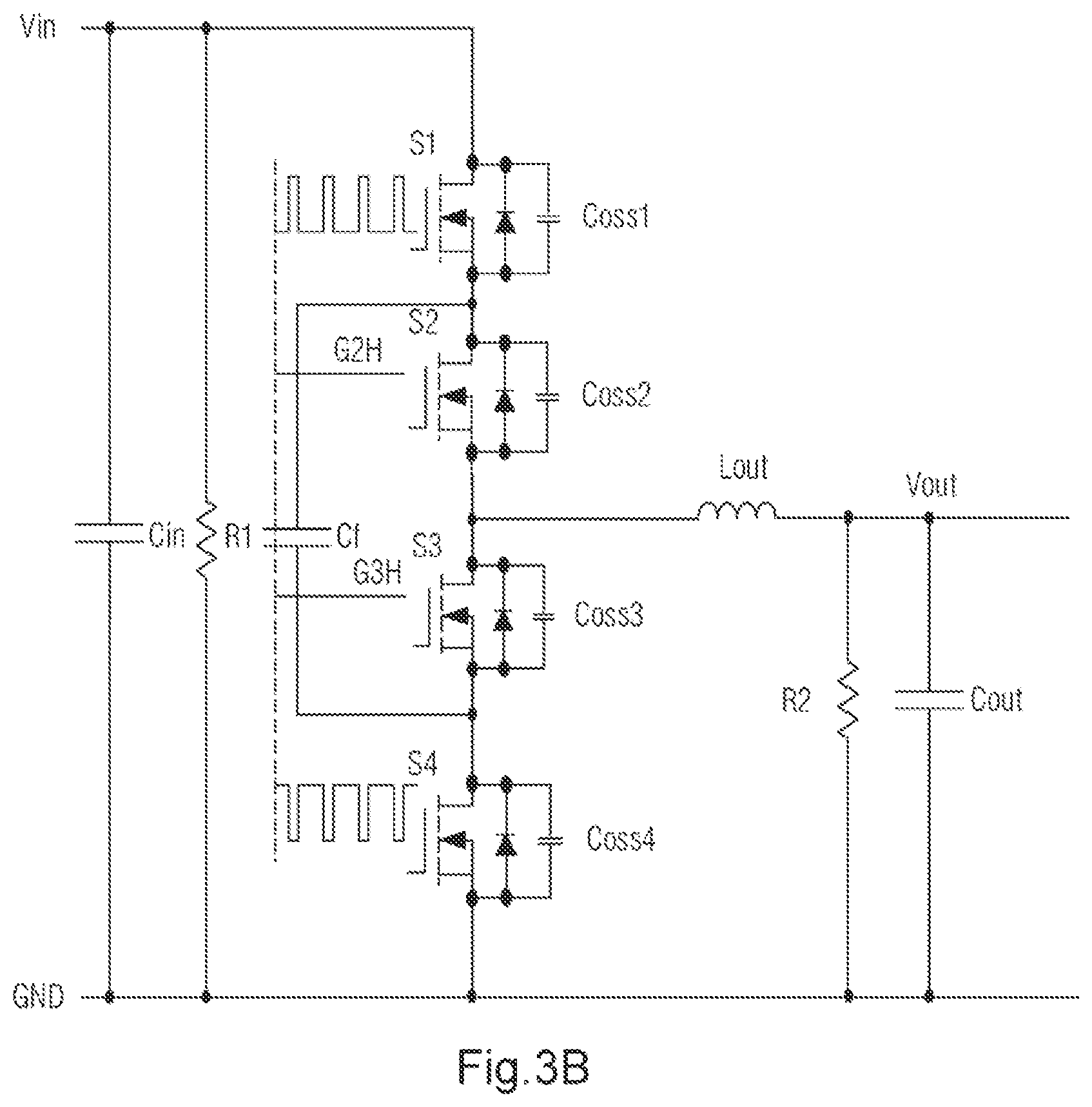 Patent US12101024 Figure 4 – Switching control method for three-level flying-capacitor converter