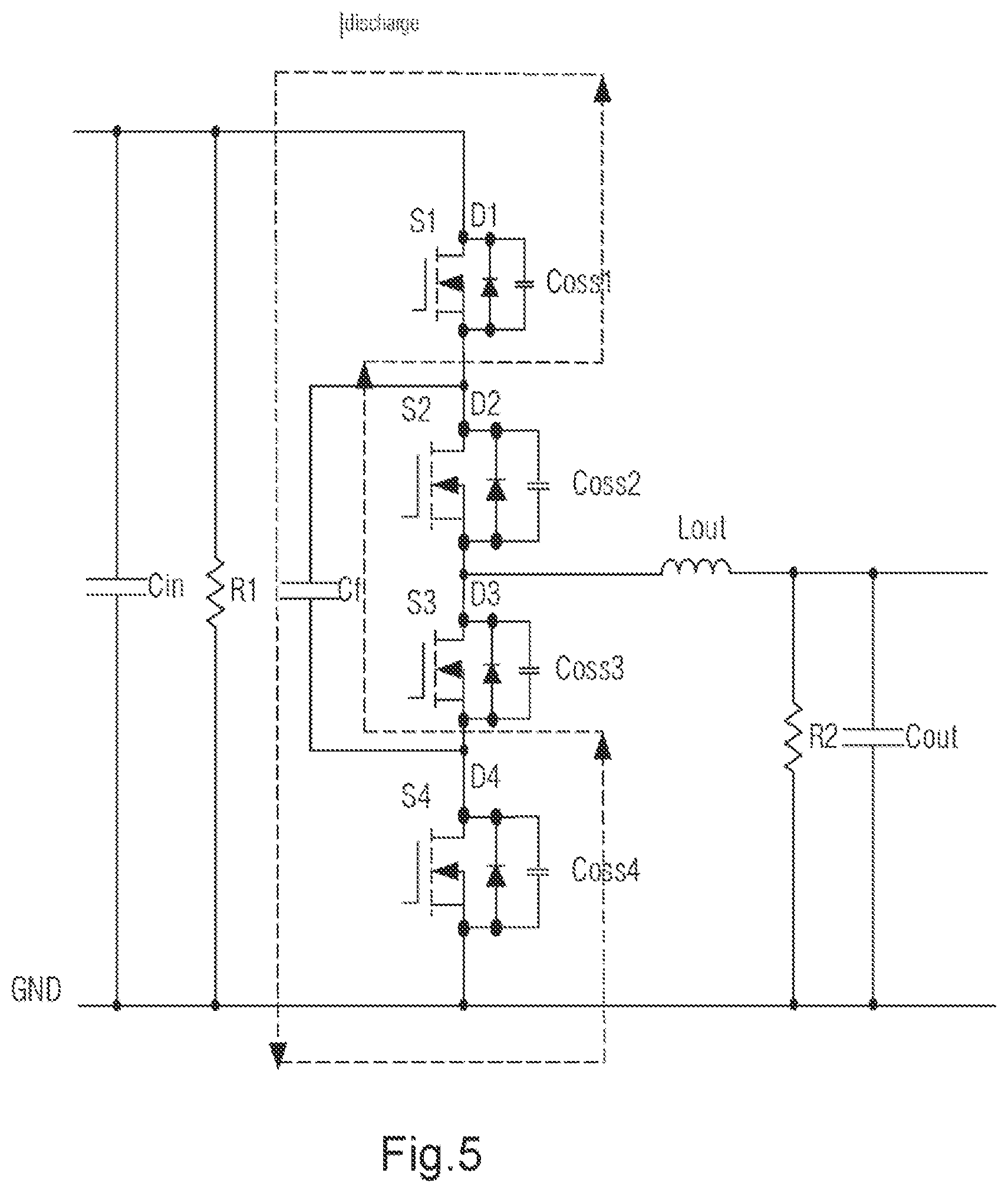 Patent US12101024 Figure 6 – Switching control method for three-level flying-capacitor converter