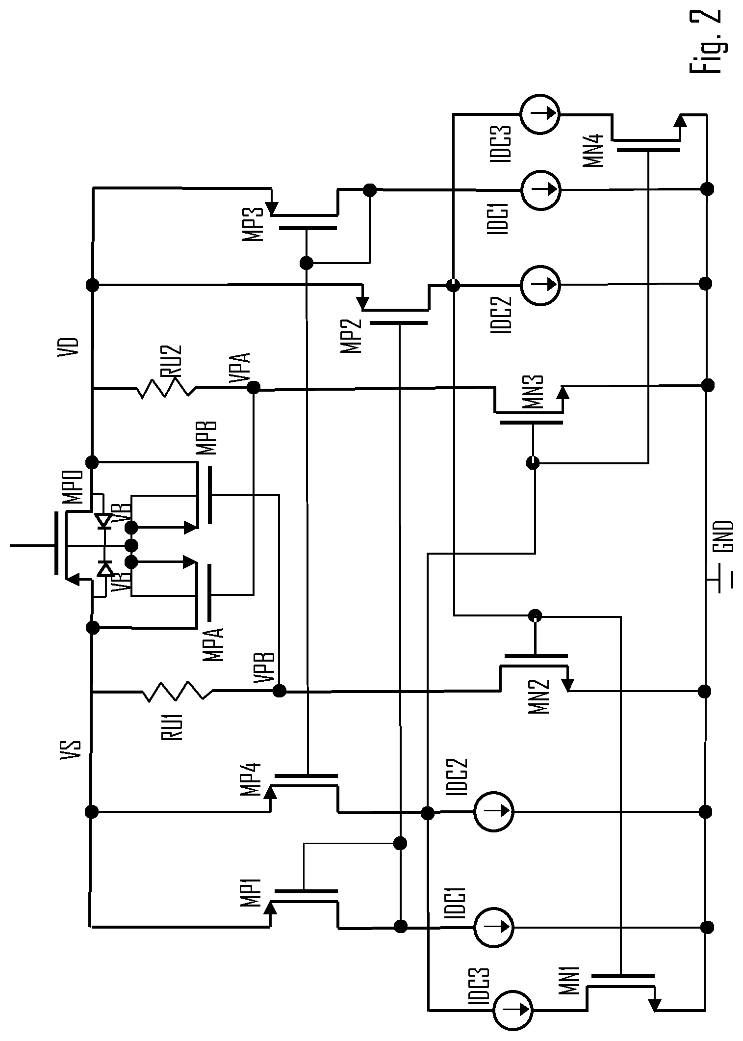 Patent US12101027 Figure 2 – Bulk switching circuitry