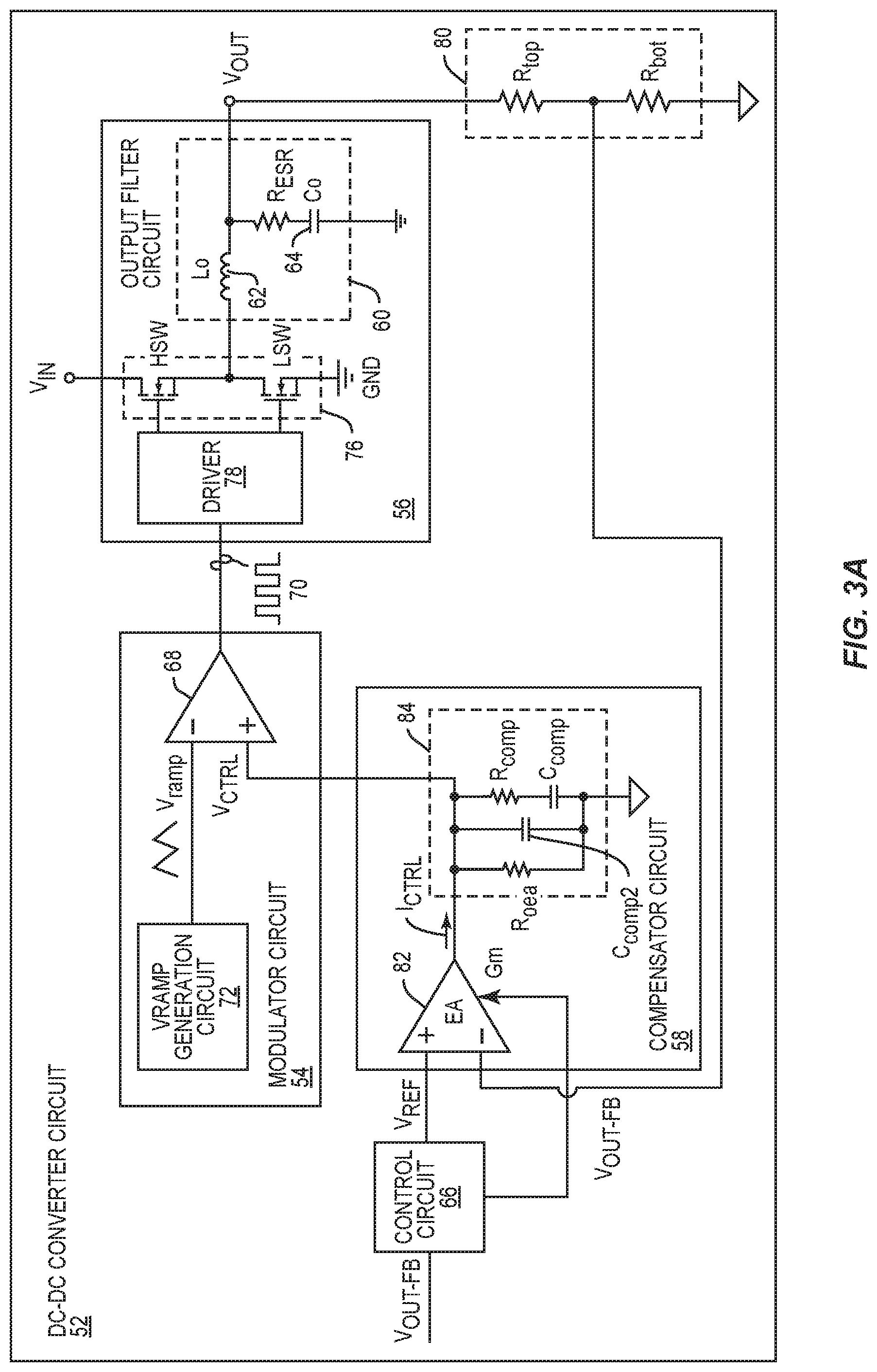 Patent US12101028 Figure 3 – DC-DC converter circuit for mitigating instability of an output voltage
