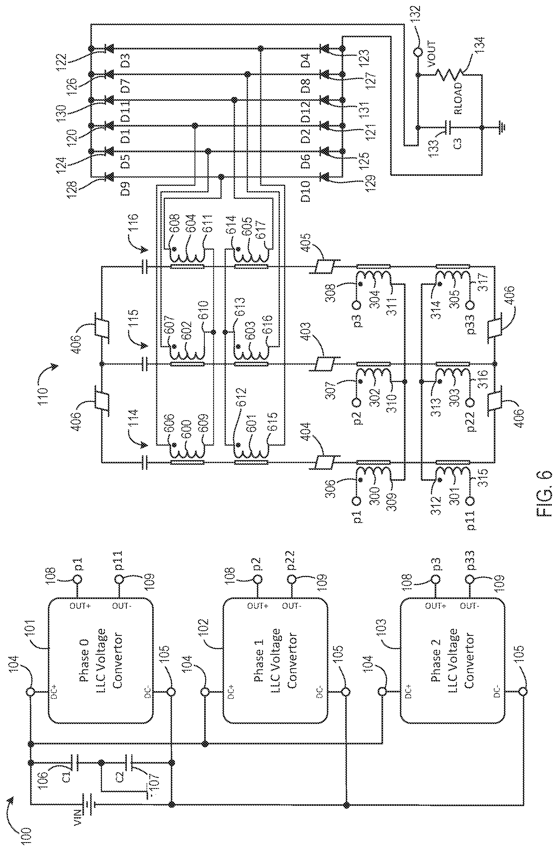 Patent US12101032 Figure 5 – Multi-phase voltage converter current balancing