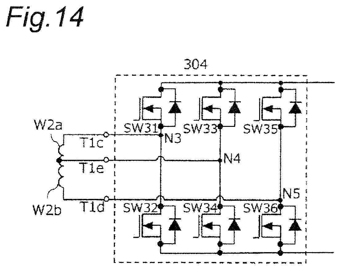 Patent US12101034 Figure 12 – Power converter apparatus converting input power having a predetermined voltage into output power having a predetermined output voltage over wide range with higher efficiency