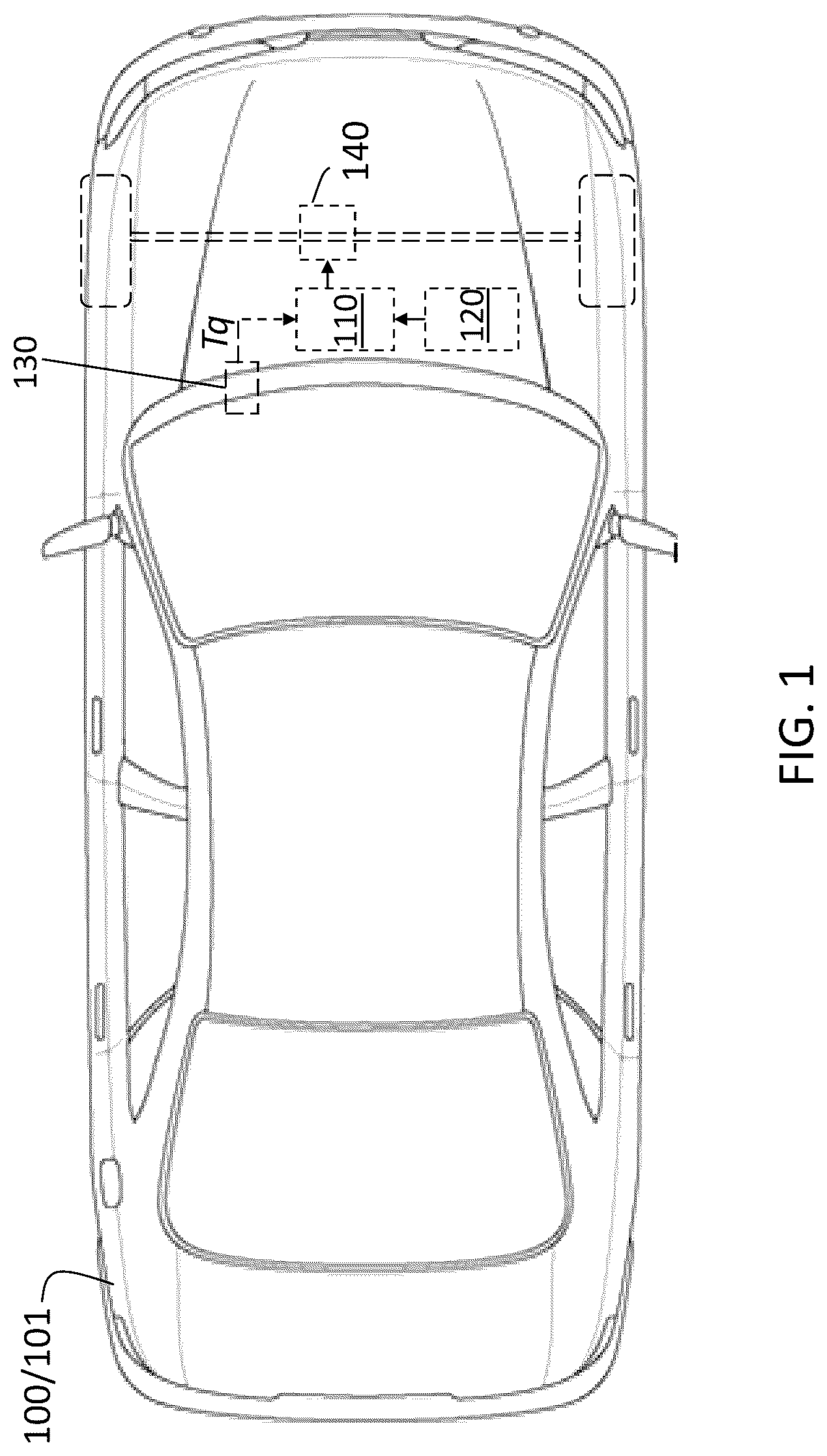Patent US12101043 Figure 1 – Neural network and torque feedback-based control of vehicle electric traction motor