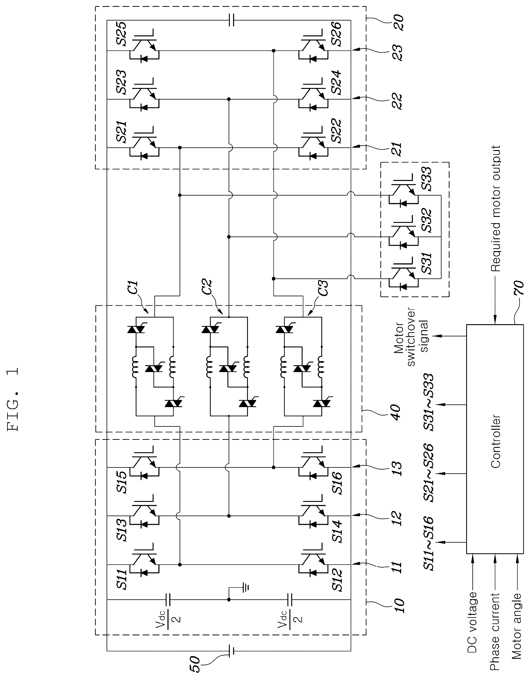 Patent US12101046 Figure 1 – Motor driving apparatus