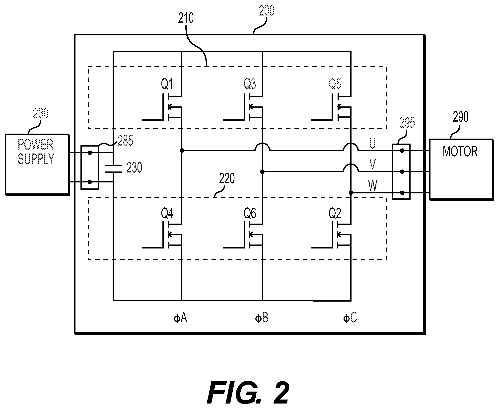 Patent US12101047 Figure 2 – Systems and methods for inverter with hybrid power device switching