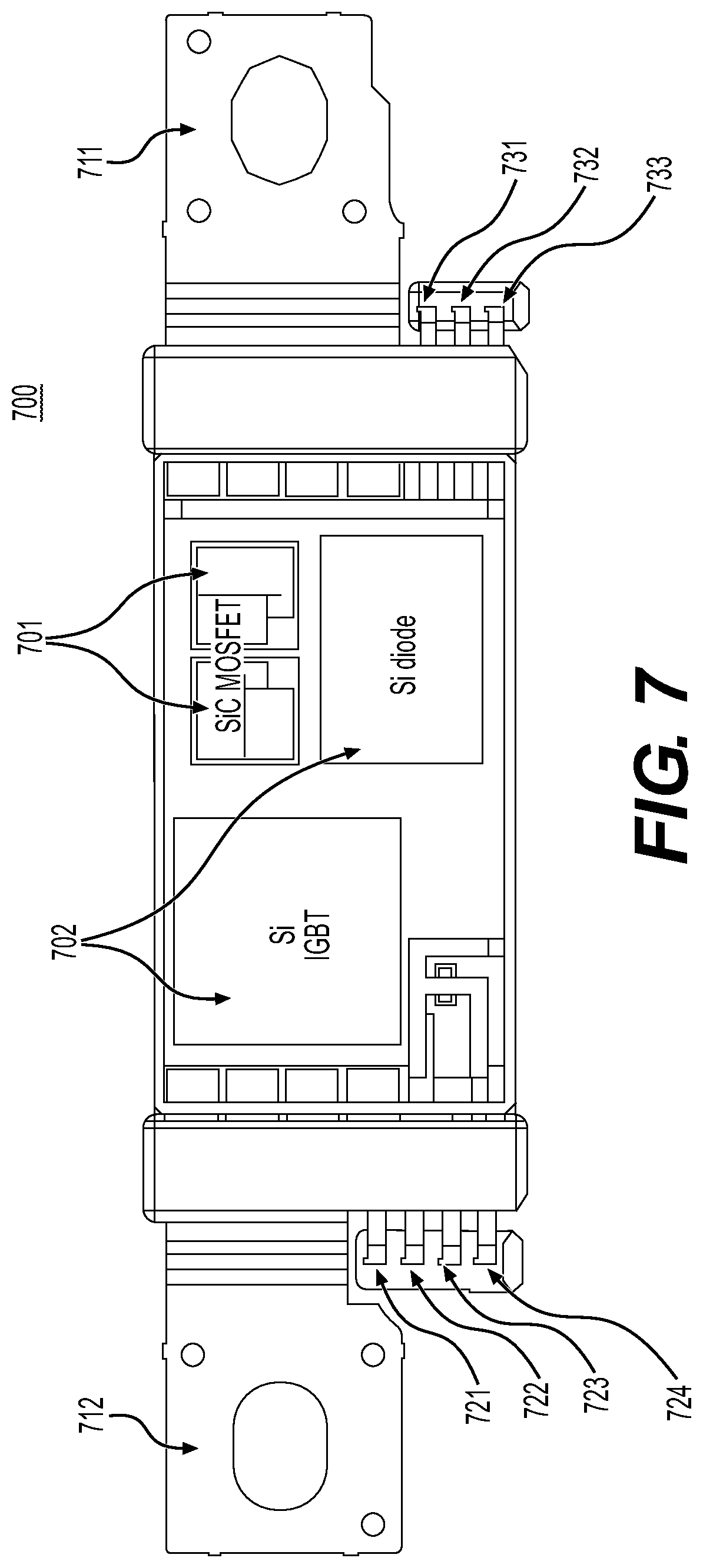 Patent US12101047 Figure 7 – Systems and methods for inverter with hybrid power device switching