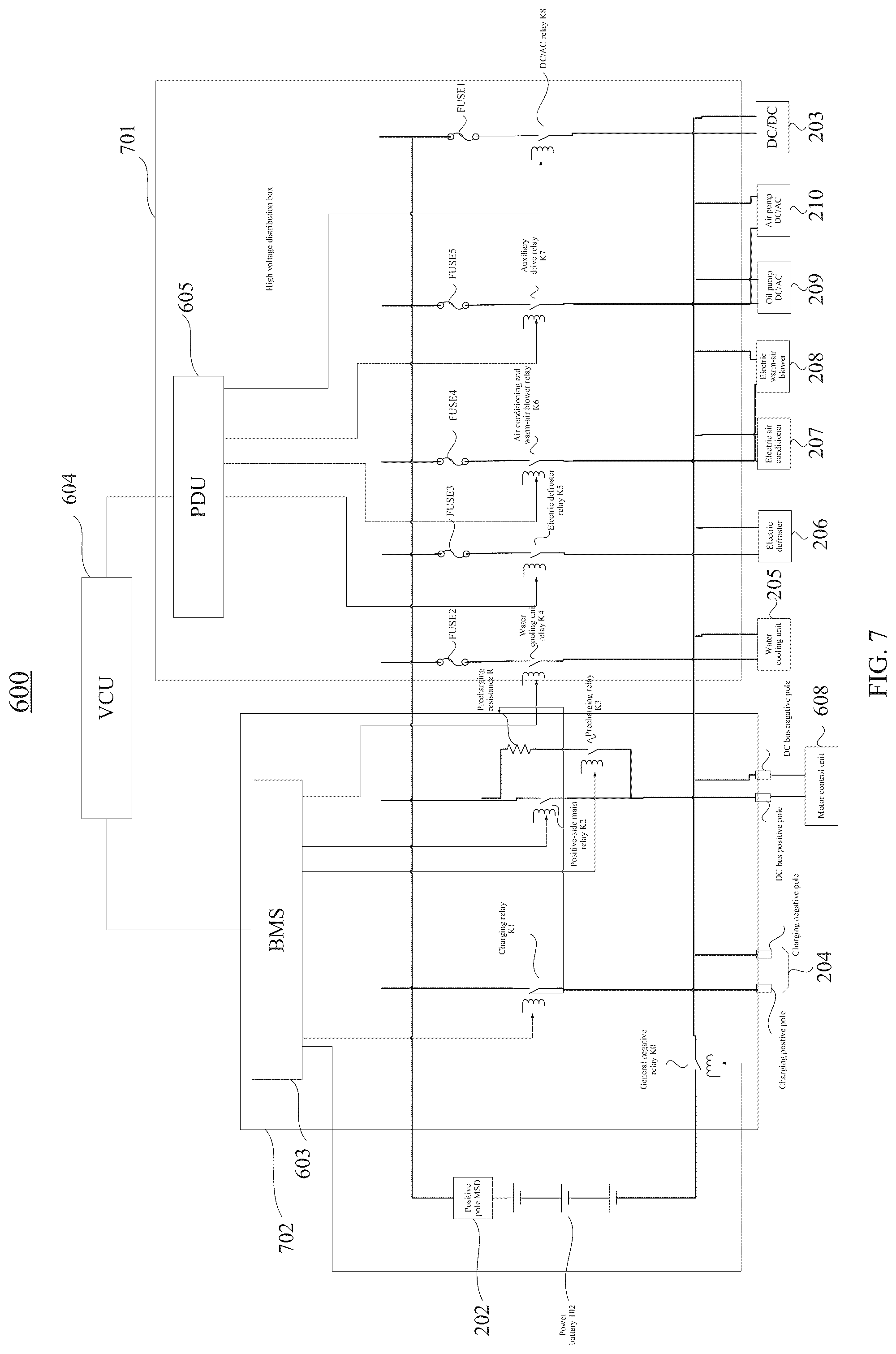 Patent US12101052 Figure 6 – Electric vehicle control system, control method, and computer-readable storage medium