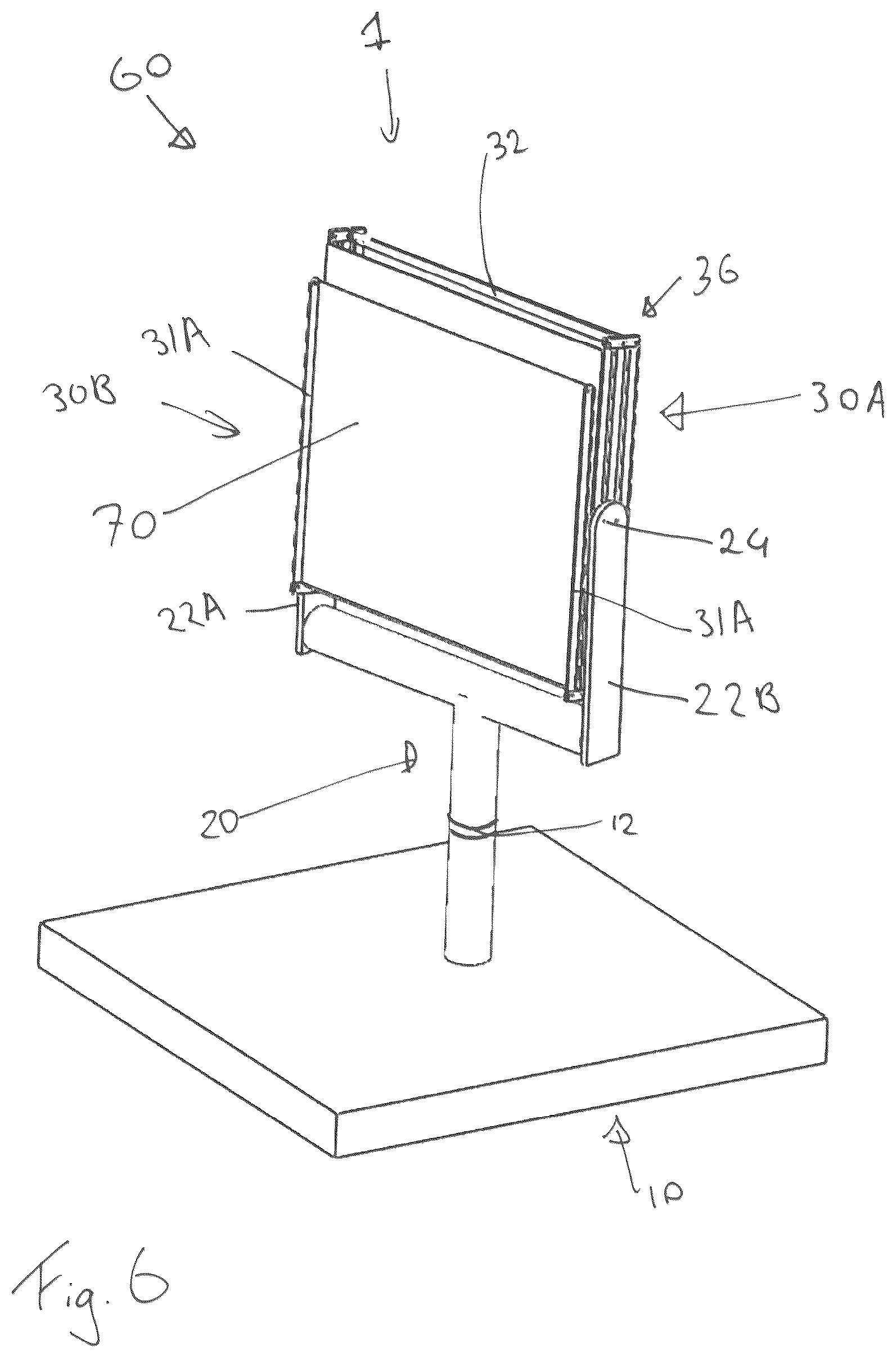 Patent US12101055 Figure 6 – Foldable solar panel assembly