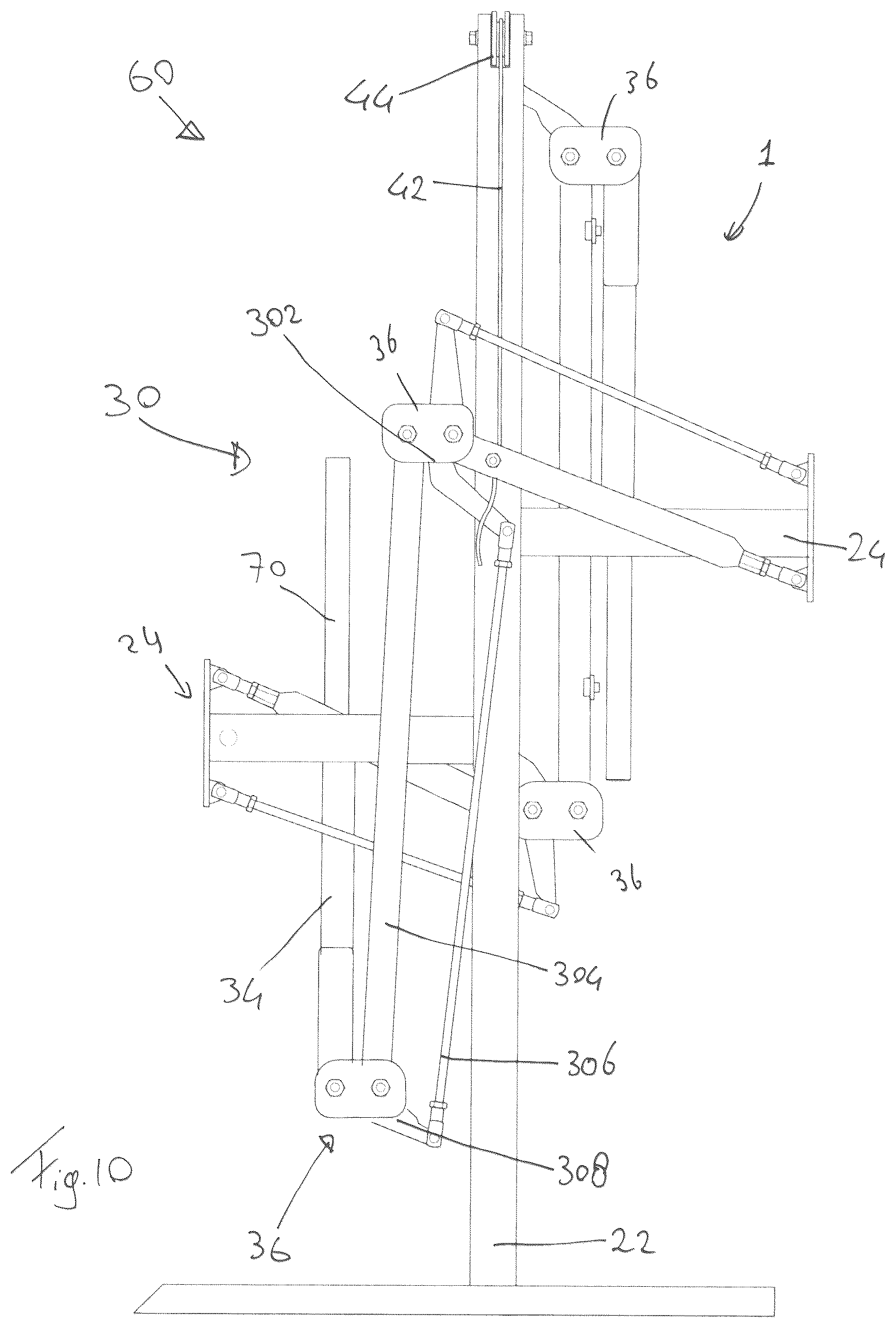Patent US12101055 Figure 10 – Foldable solar panel assembly
