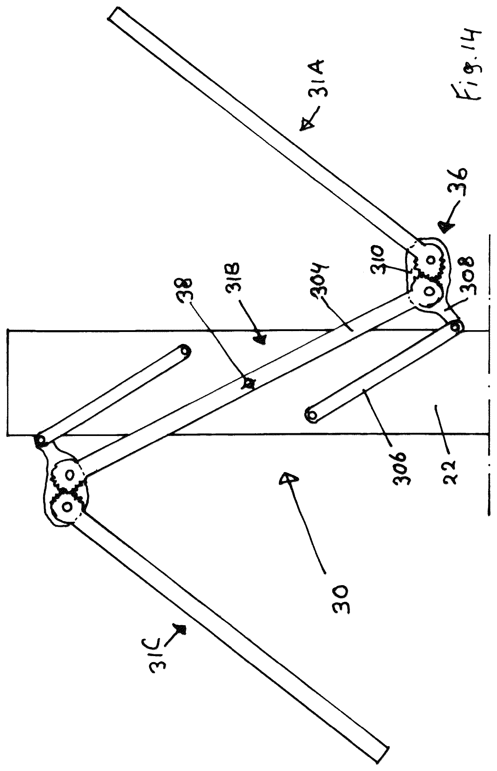 Patent US12101055 Figure 14 – Foldable solar panel assembly