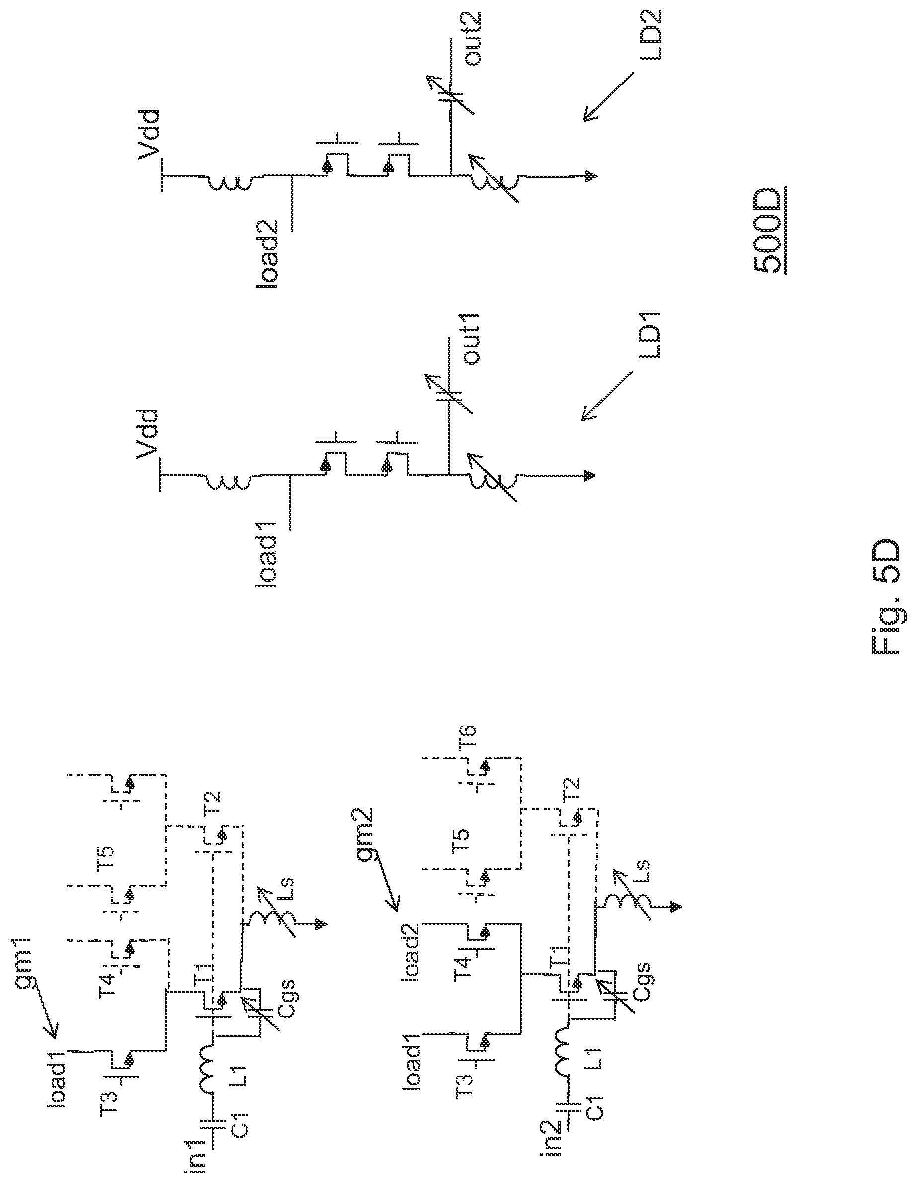 Patent US12101066 Figure 8 – Compact architecture for multipath low noise amplifier