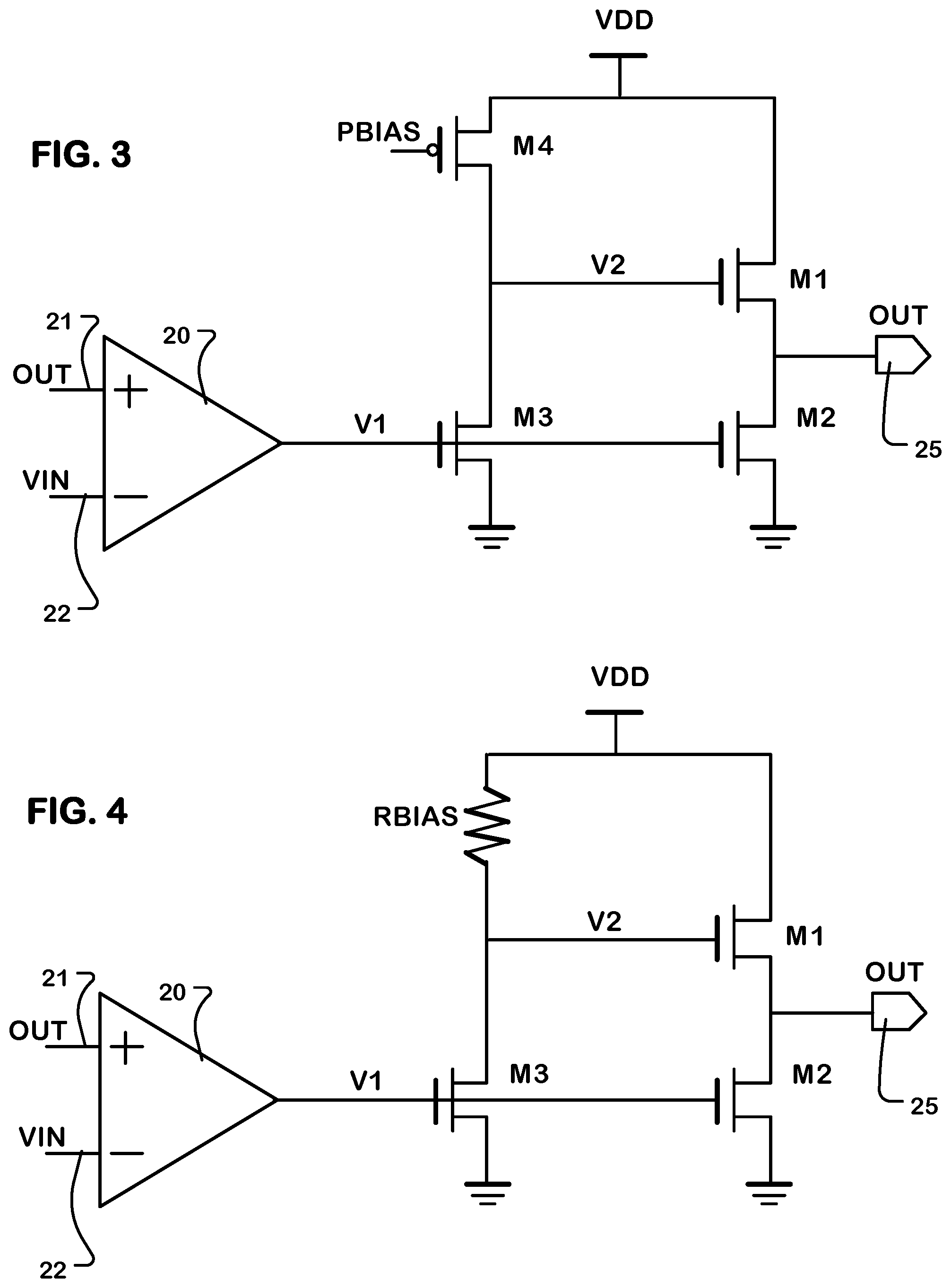 Patent US12101068 Figure 2 – Push-pull output driver and operational amplifier using same
