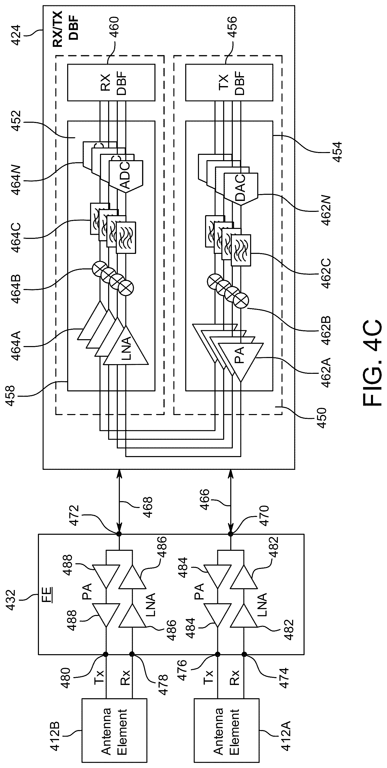 Patent US12101069 Figure 9 – Low voltage variable gain amplifier with low phase sensitivity
