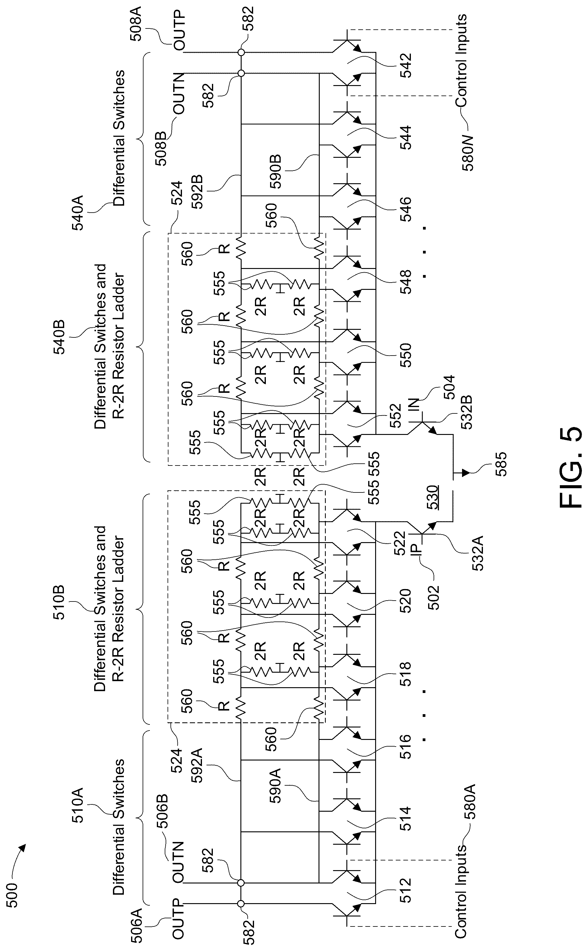 Patent US12101069 Figure 10 – Low voltage variable gain amplifier with low phase sensitivity