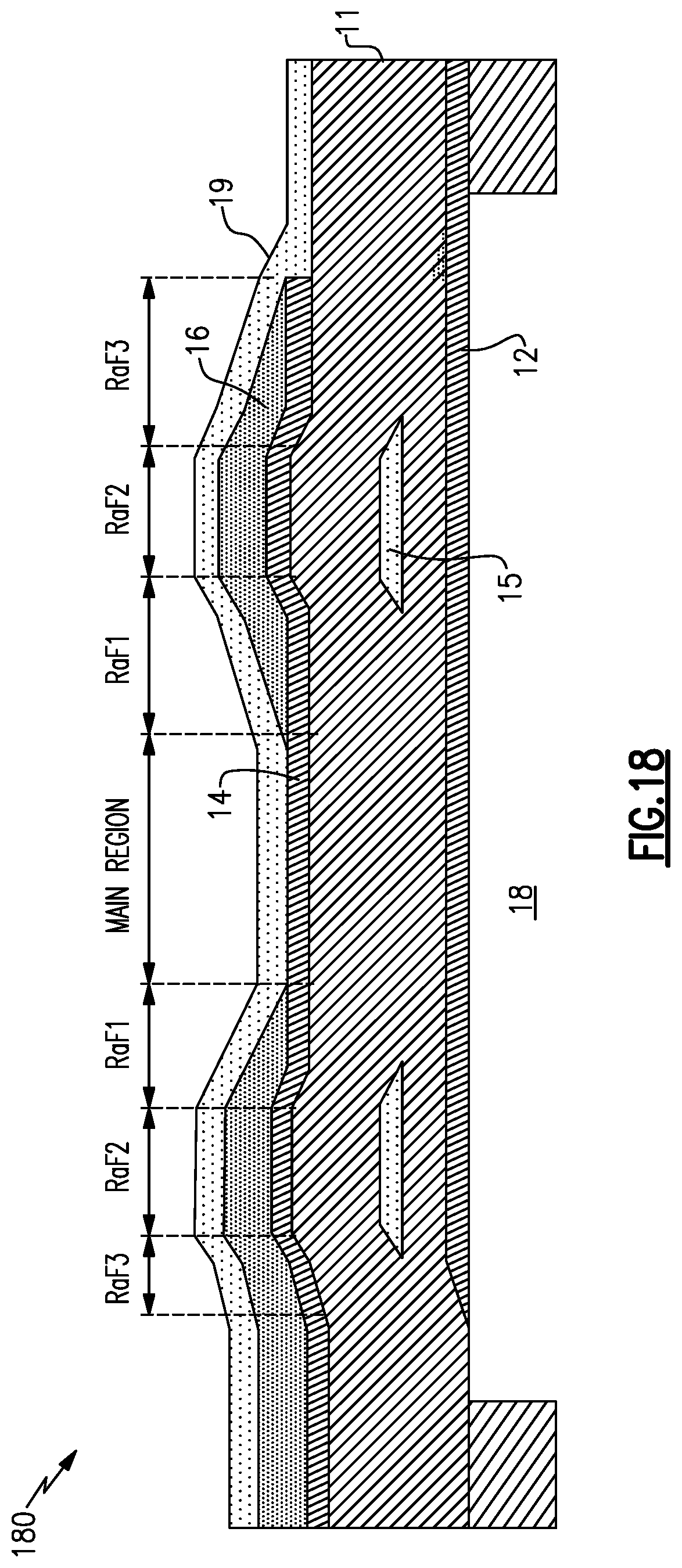 Patent US12101077 Figure 17 – Bulk acoustic wave device with raised frame structure