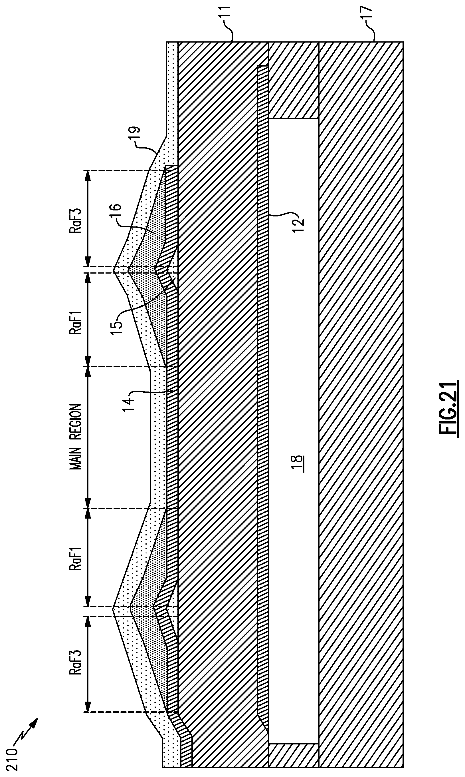 Patent US12101077 Figure 20 – Bulk acoustic wave device with raised frame structure