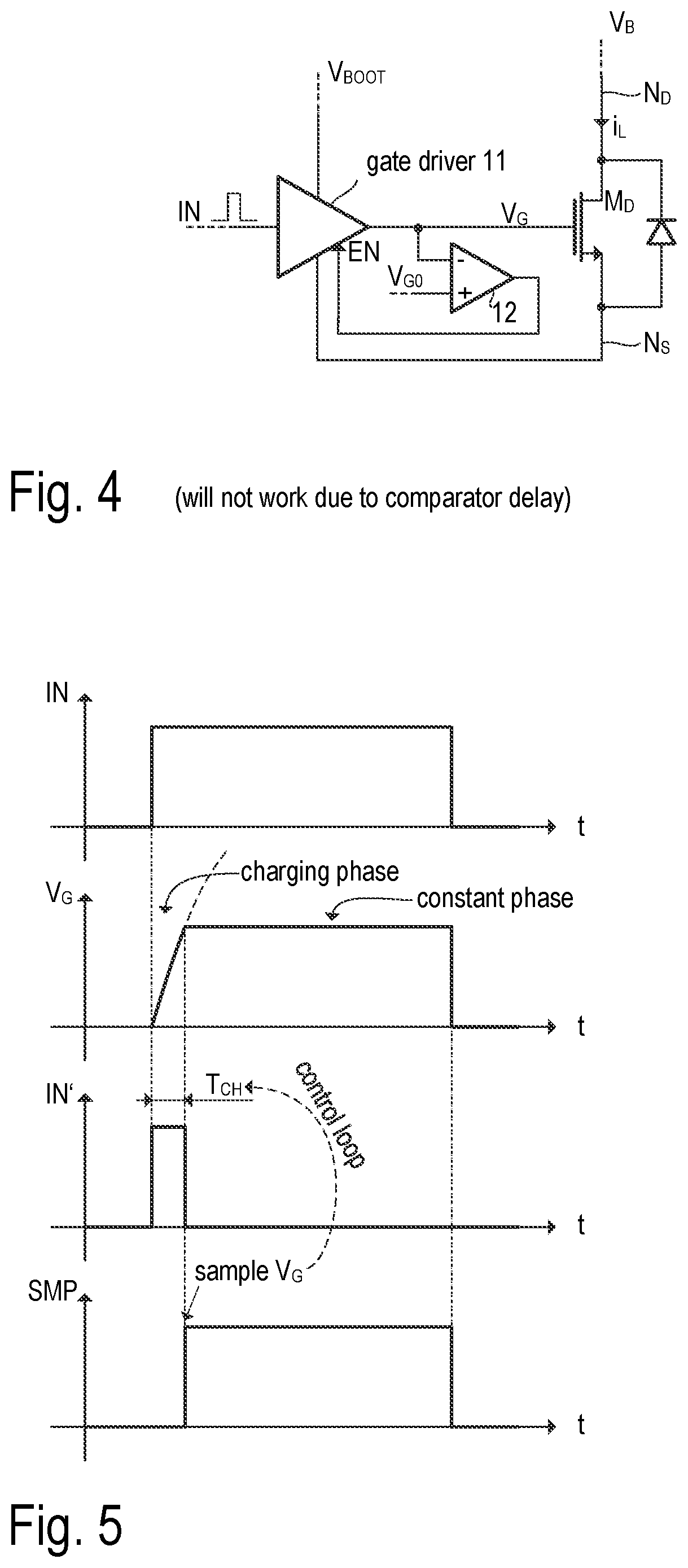 Patent US12101083 Figure 2 – High speed driver for high frequency DCDC converter
