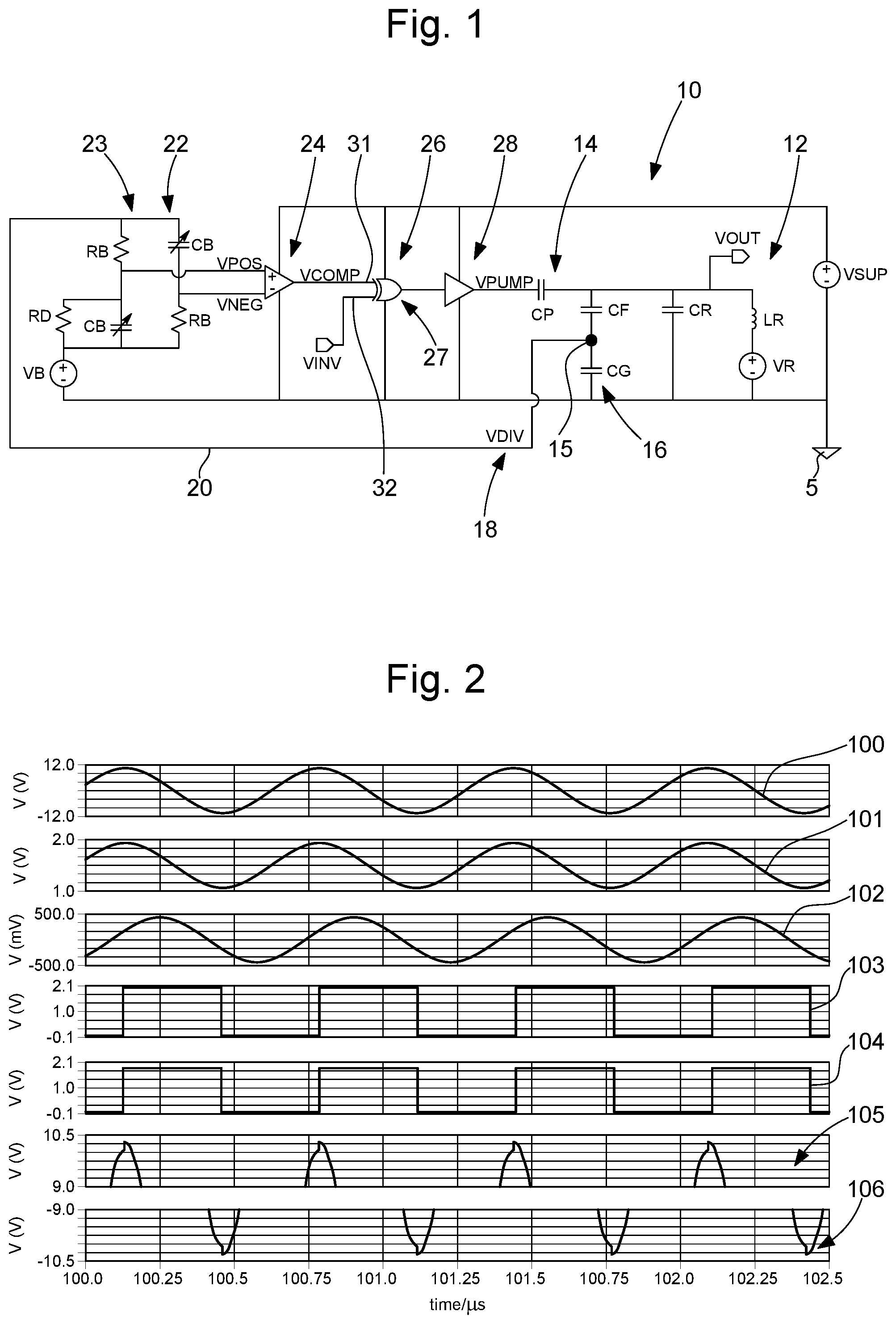 Patent US12101090 Figure 1 – Oscillator circuit