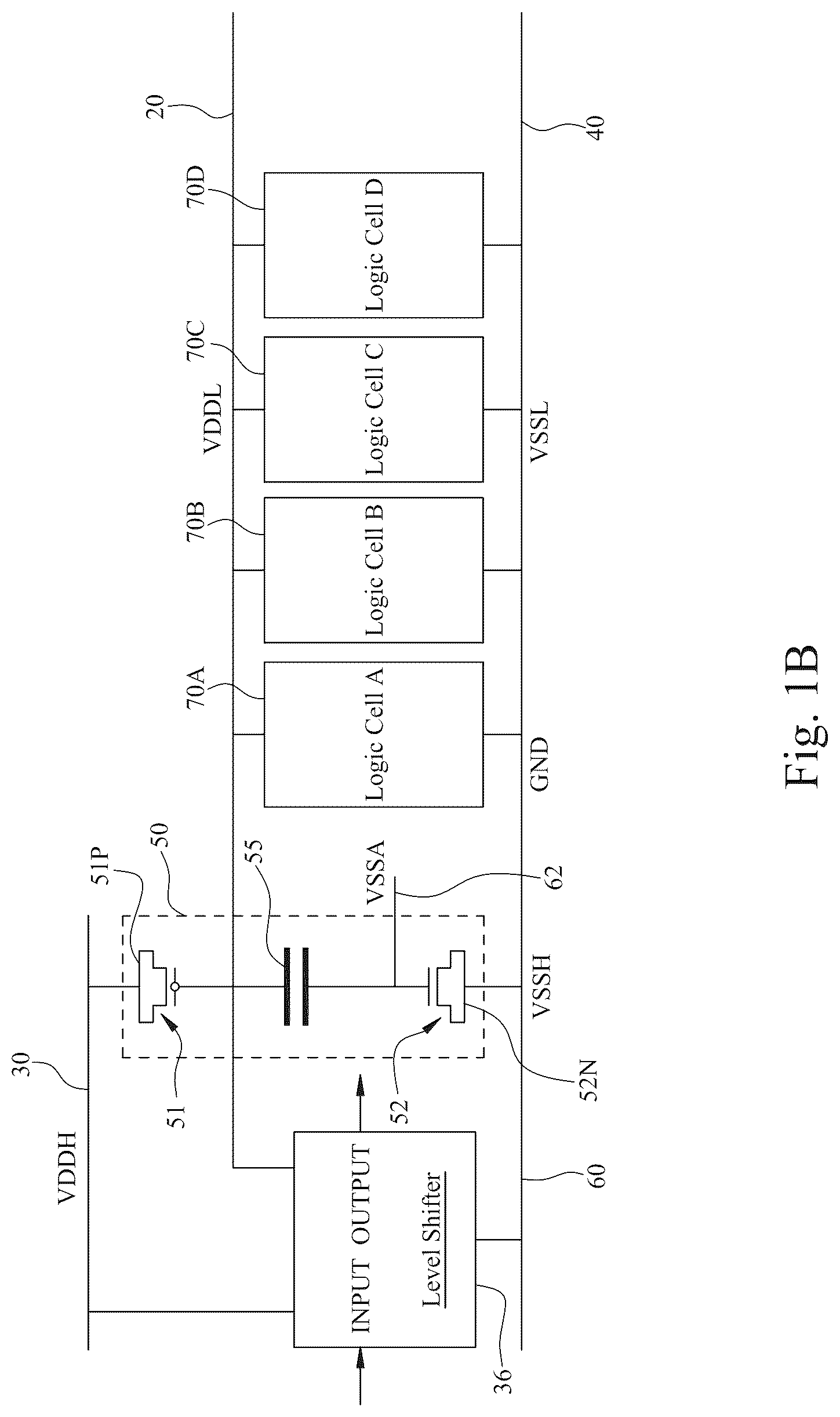 Patent US12101091 Figure 2 – Decoupling capacitor circuits
