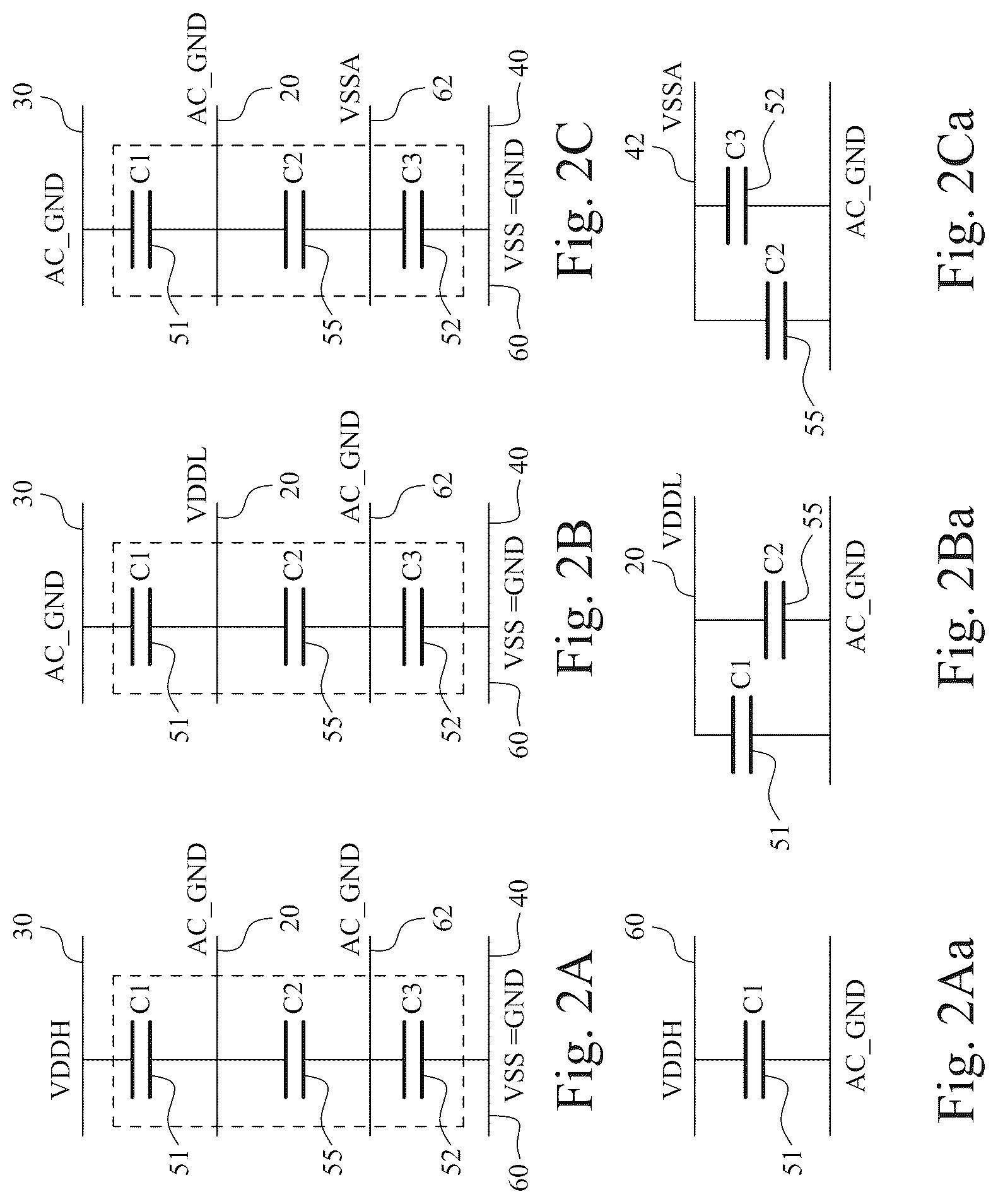 Patent US12101091 Figure 5 – Decoupling capacitor circuits