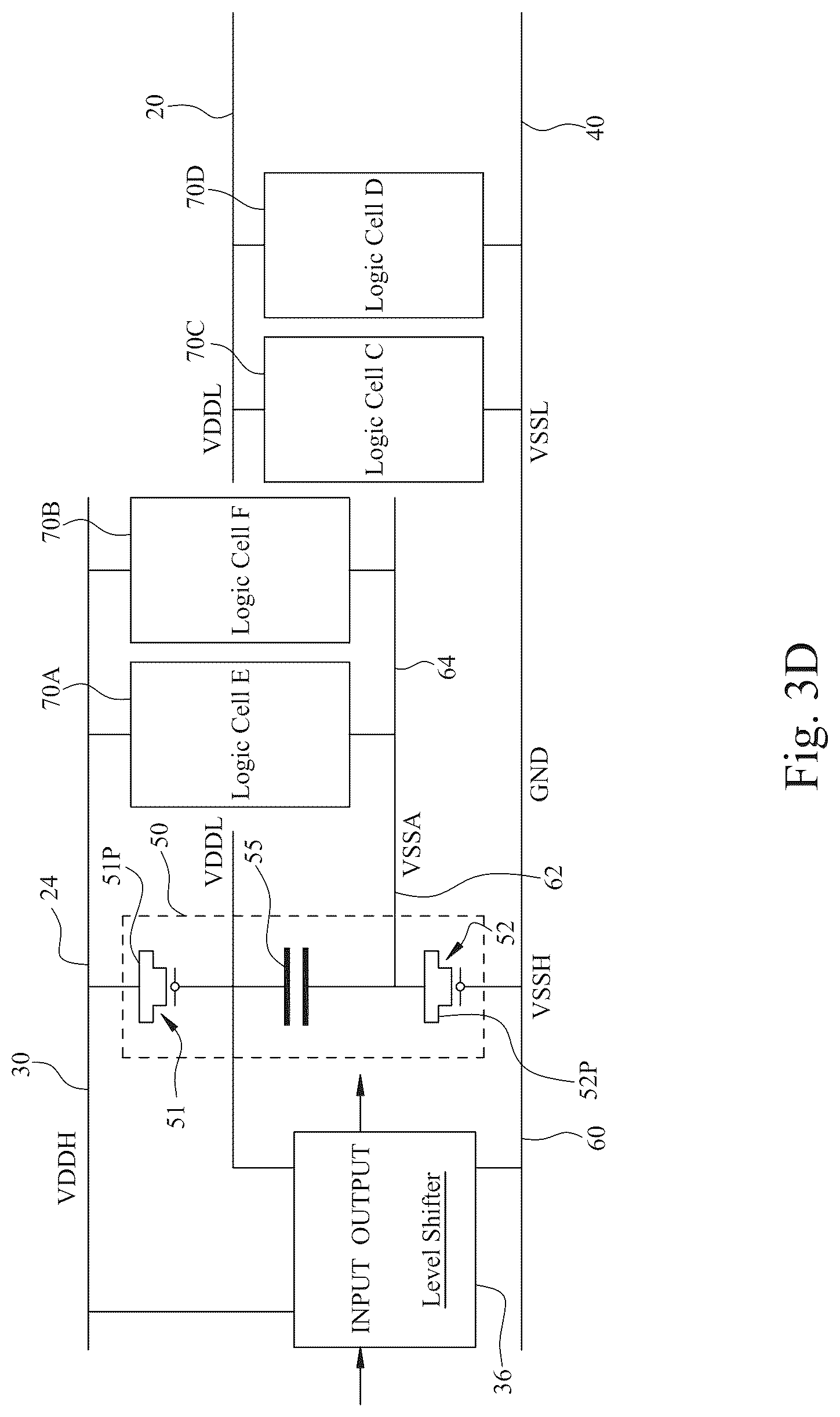 Patent US12101091 Figure 9 – Decoupling capacitor circuits