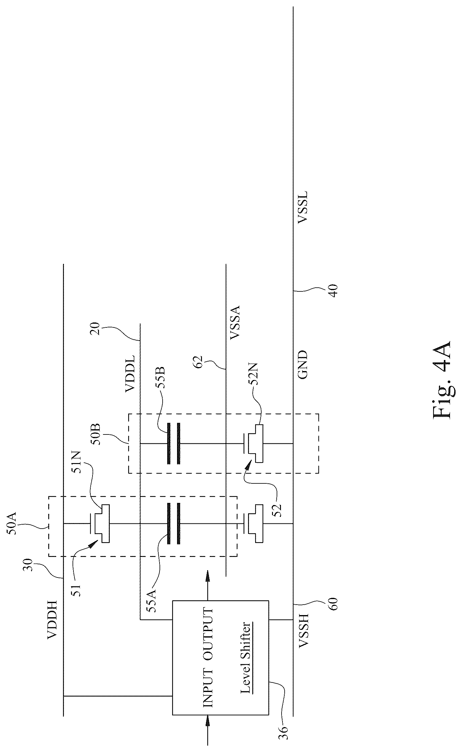 Patent US12101091 Figure 10 – Decoupling capacitor circuits