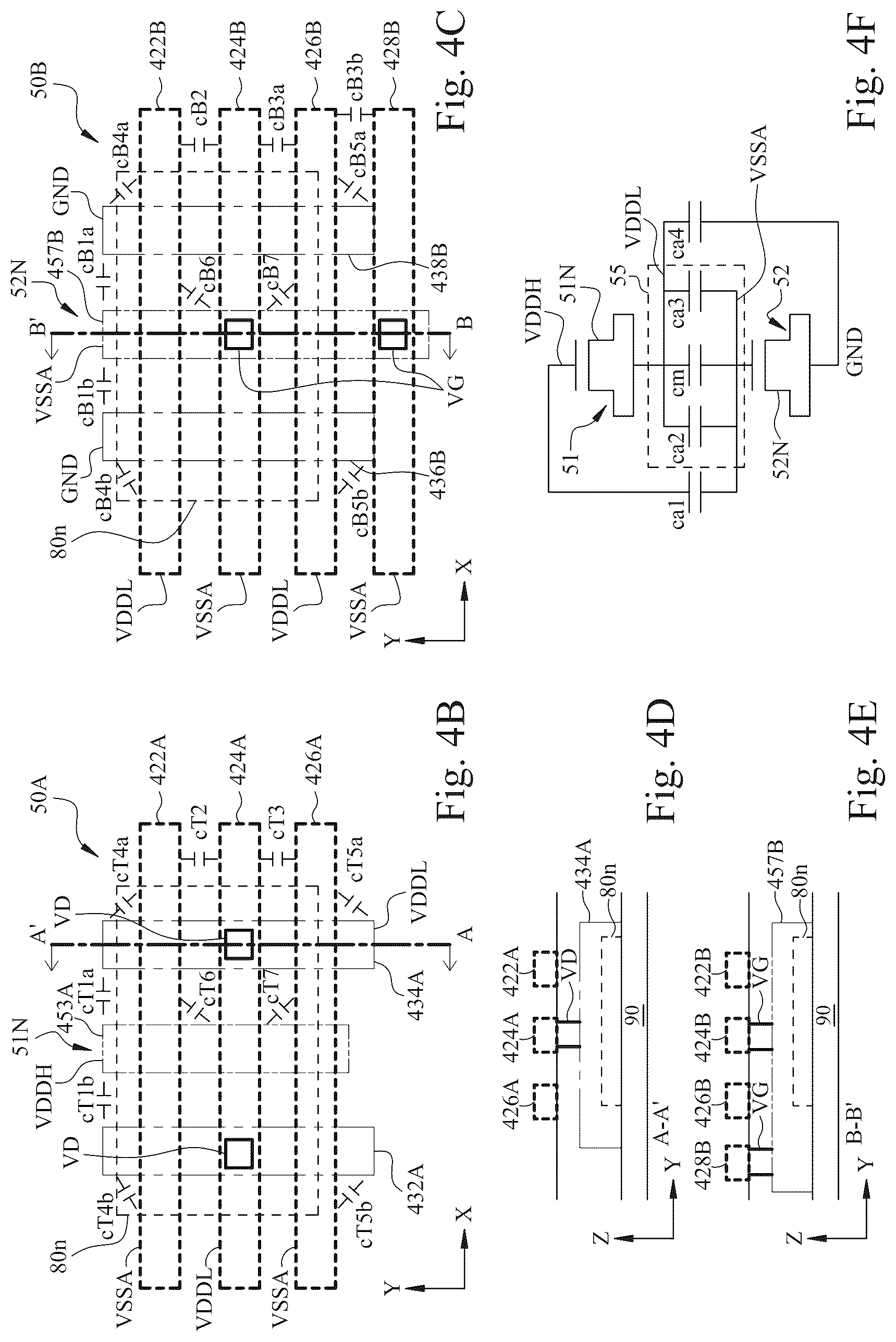 Patent US12101091 Figure 11 – Decoupling capacitor circuits