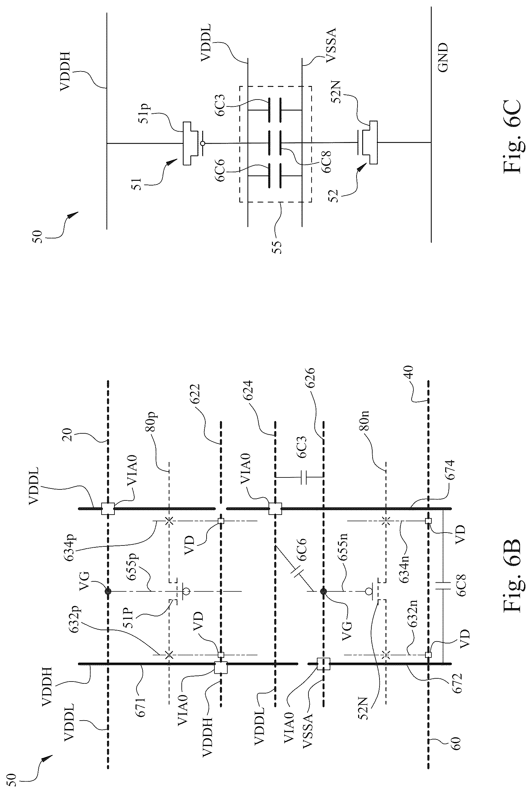 Patent US12101091 Figure 17 – Decoupling capacitor circuits