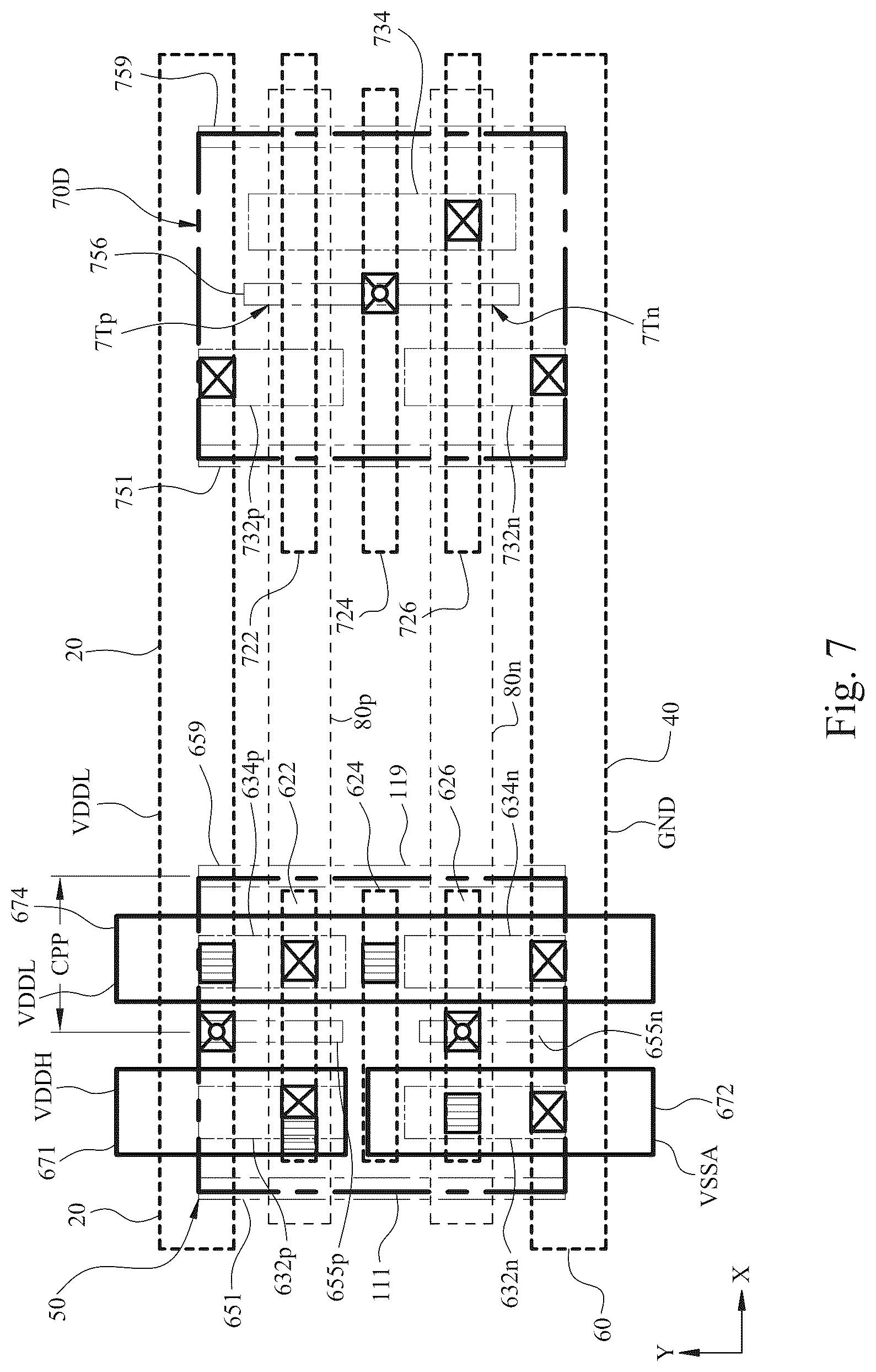 Patent US12101091 Figure 18 – Decoupling capacitor circuits
