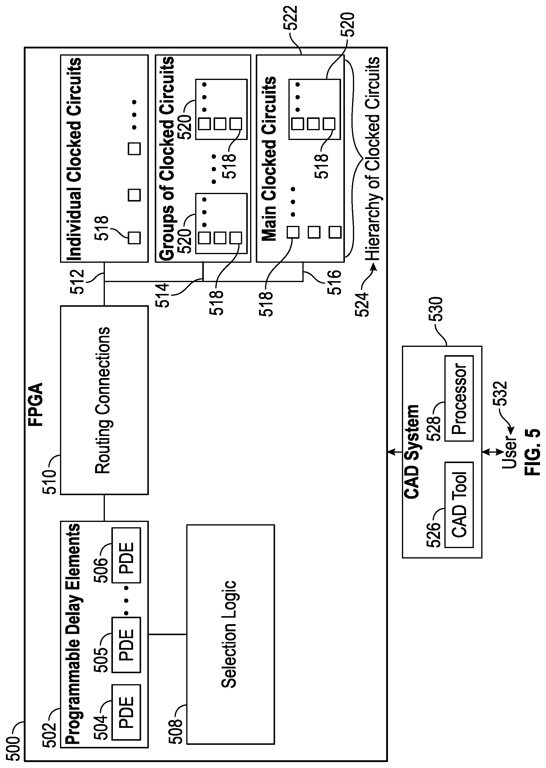 Patent US12101092 Figure 5 – Chained programmable delay elements
