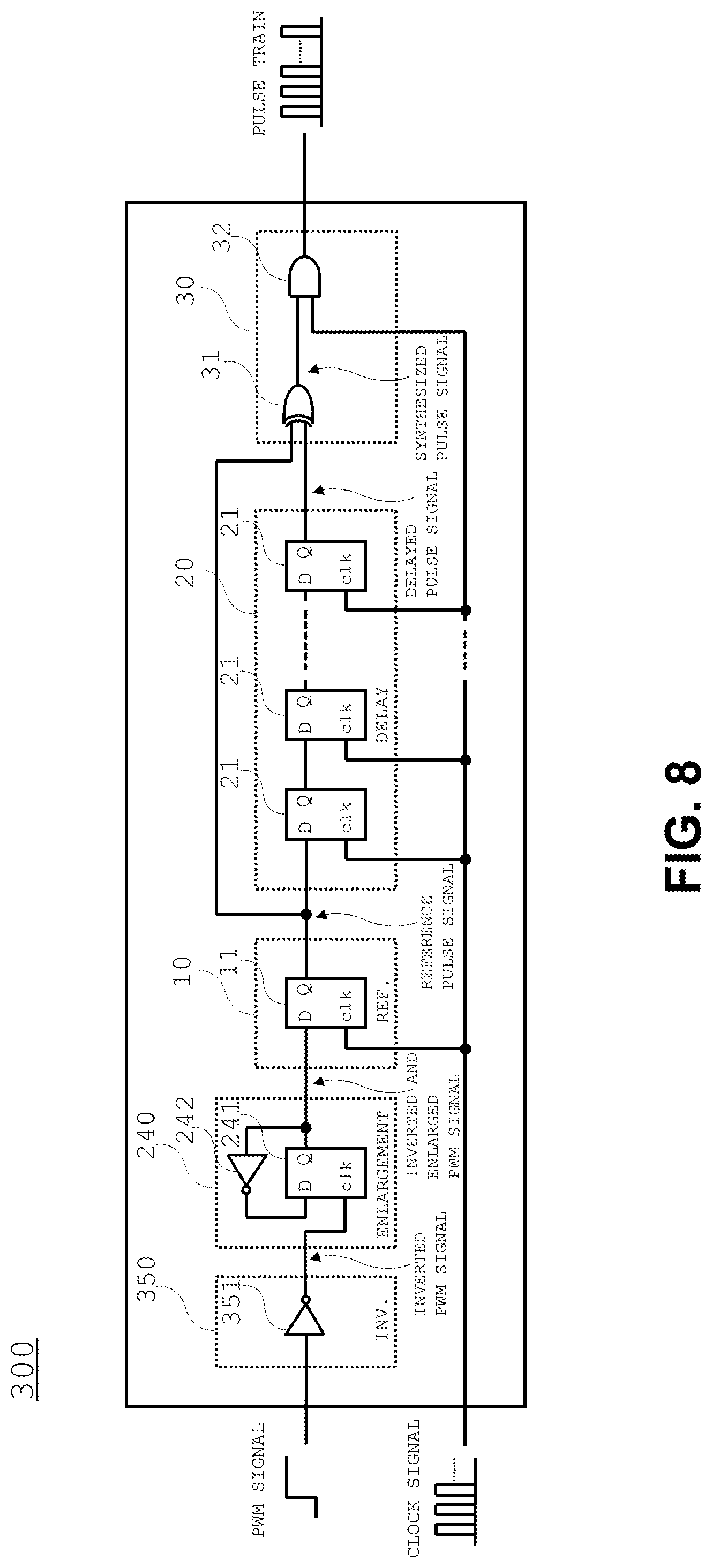 Patent US12101093 Figure 8 – Electronic circuitry and control system