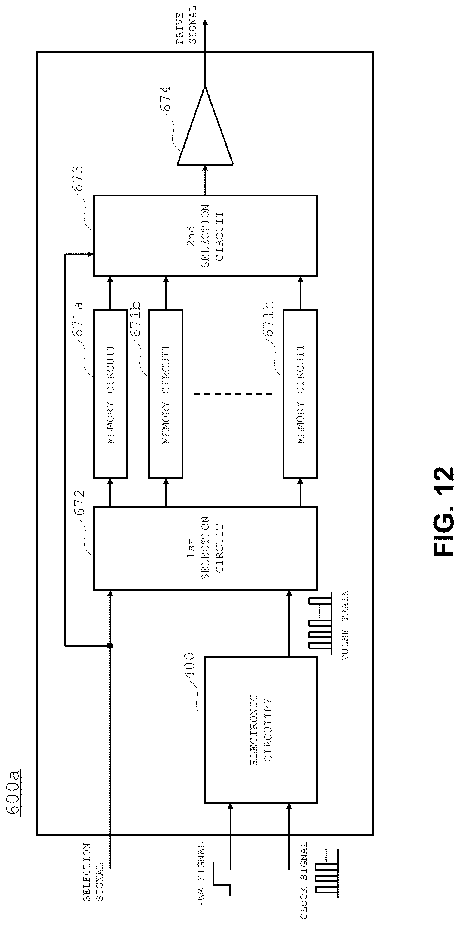 Patent US12101093 Figure 12 – Electronic circuitry and control system