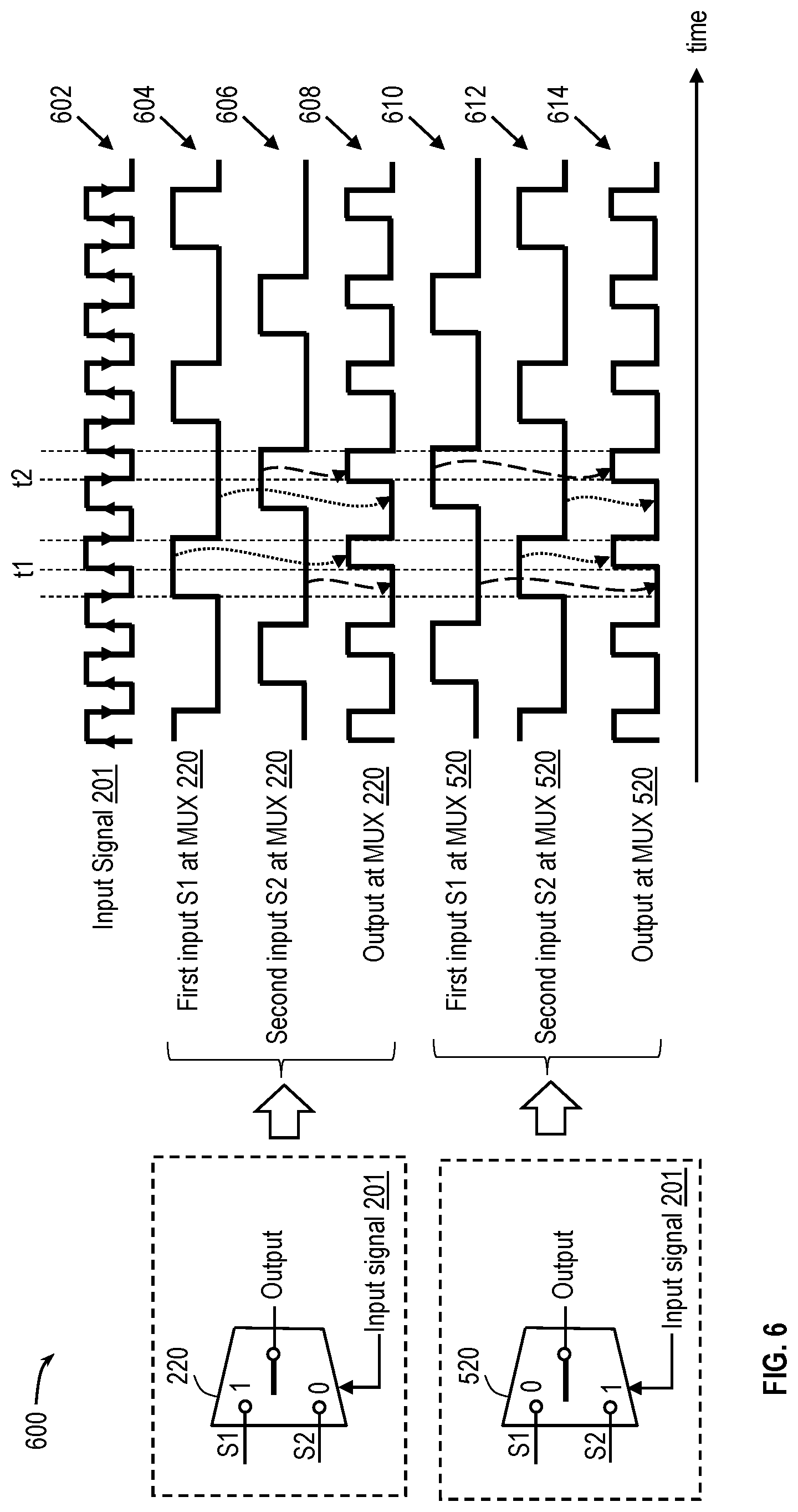 Patent US12101095 Figure 6 – Fractional divider with duty cycle regulation and low subharmonic content