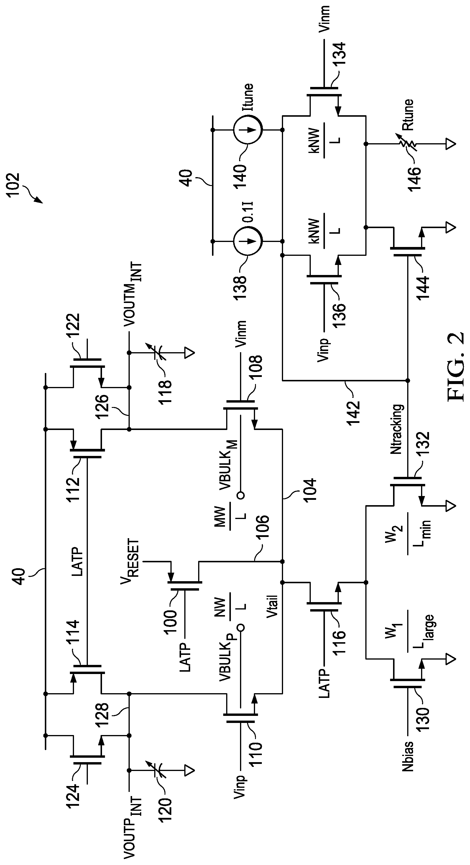 Patent US12101096 Figure 2 – Differential voltage-to-delay converter with improved CMRR