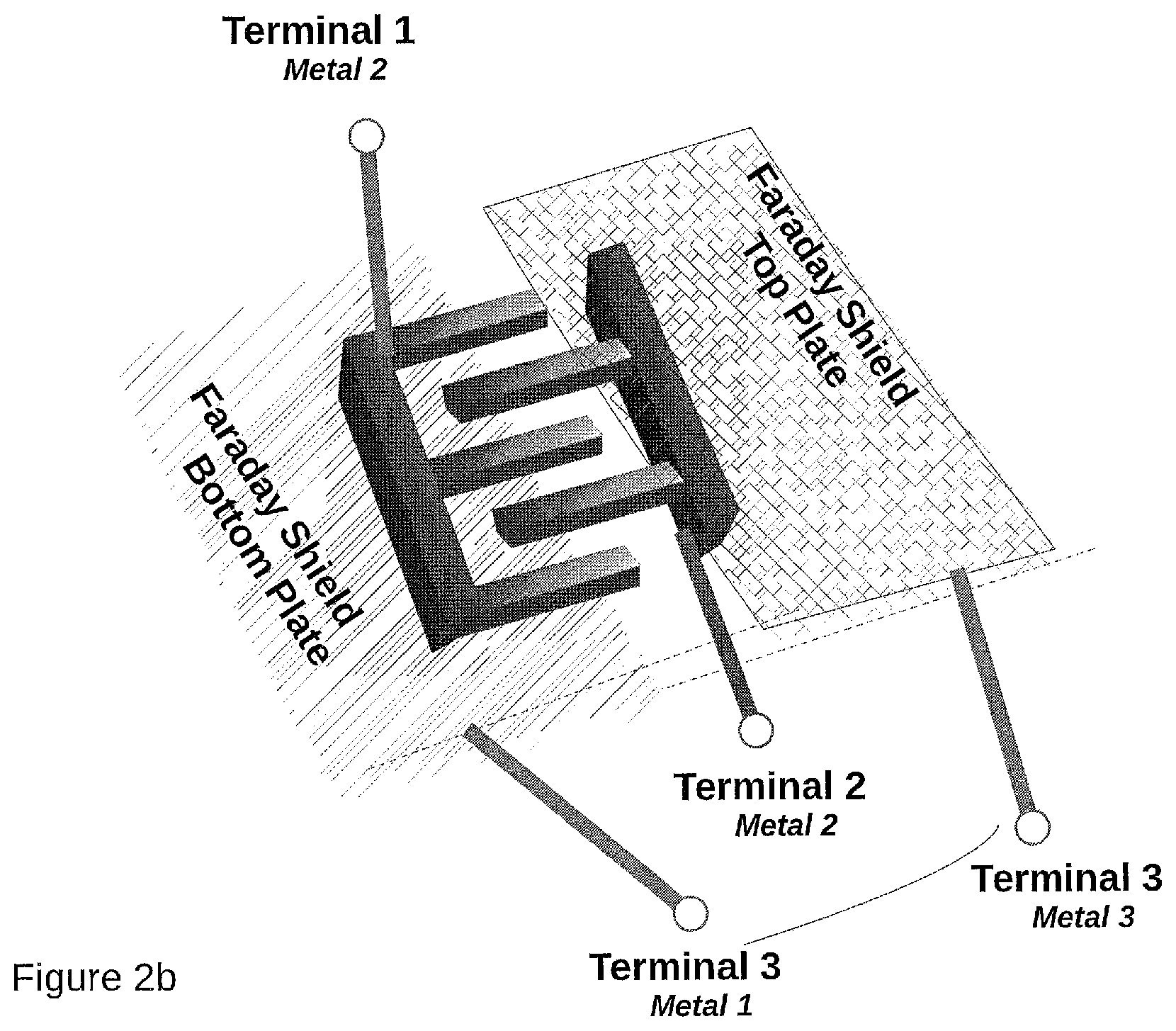 Patent US12101099 Figure 6 – Differential charge sampling circuit with integrated faraday shield