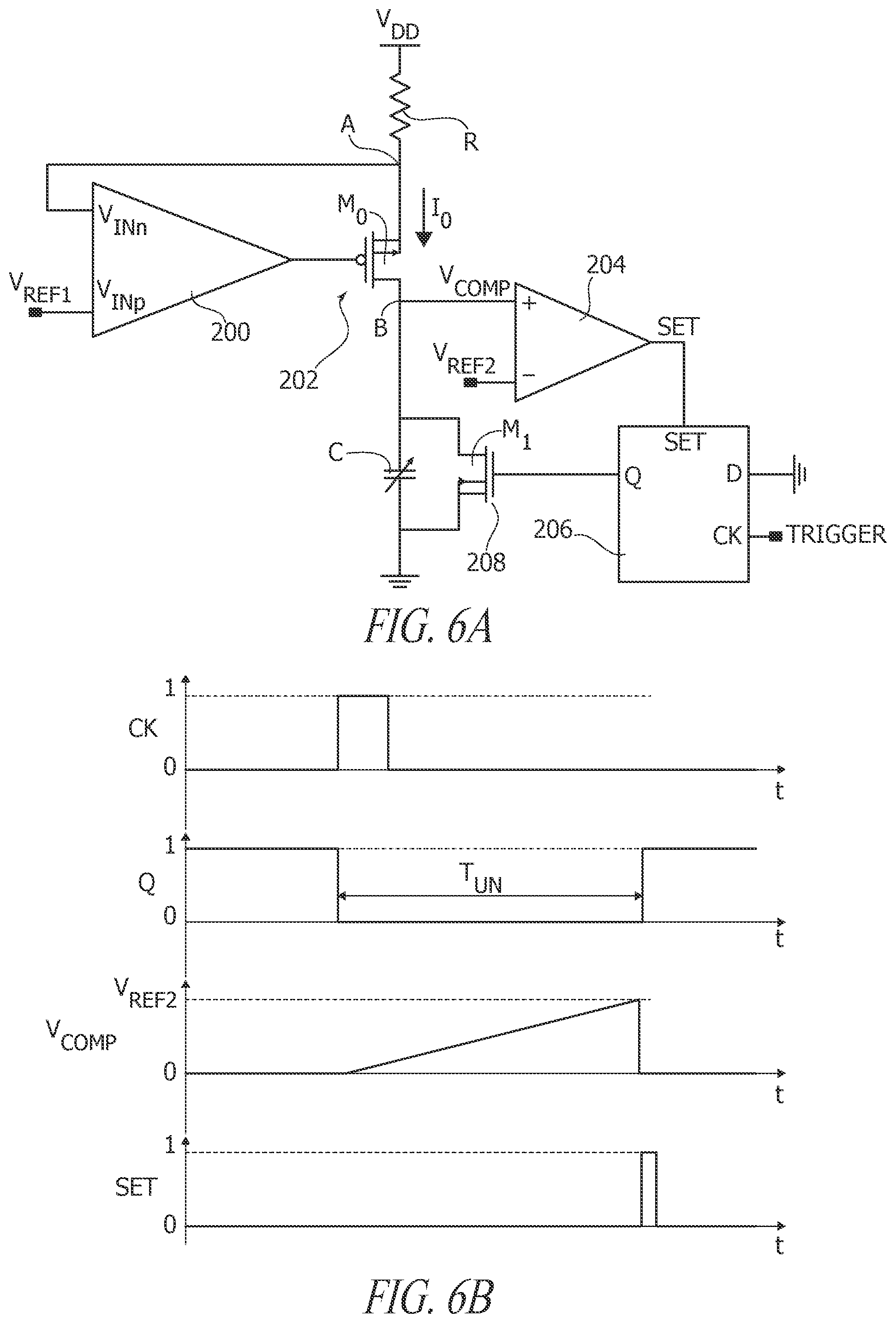 Patent US12101104 Figure 4 – Self-calibration circuit for delta-sigma modulators, corresponding device and method