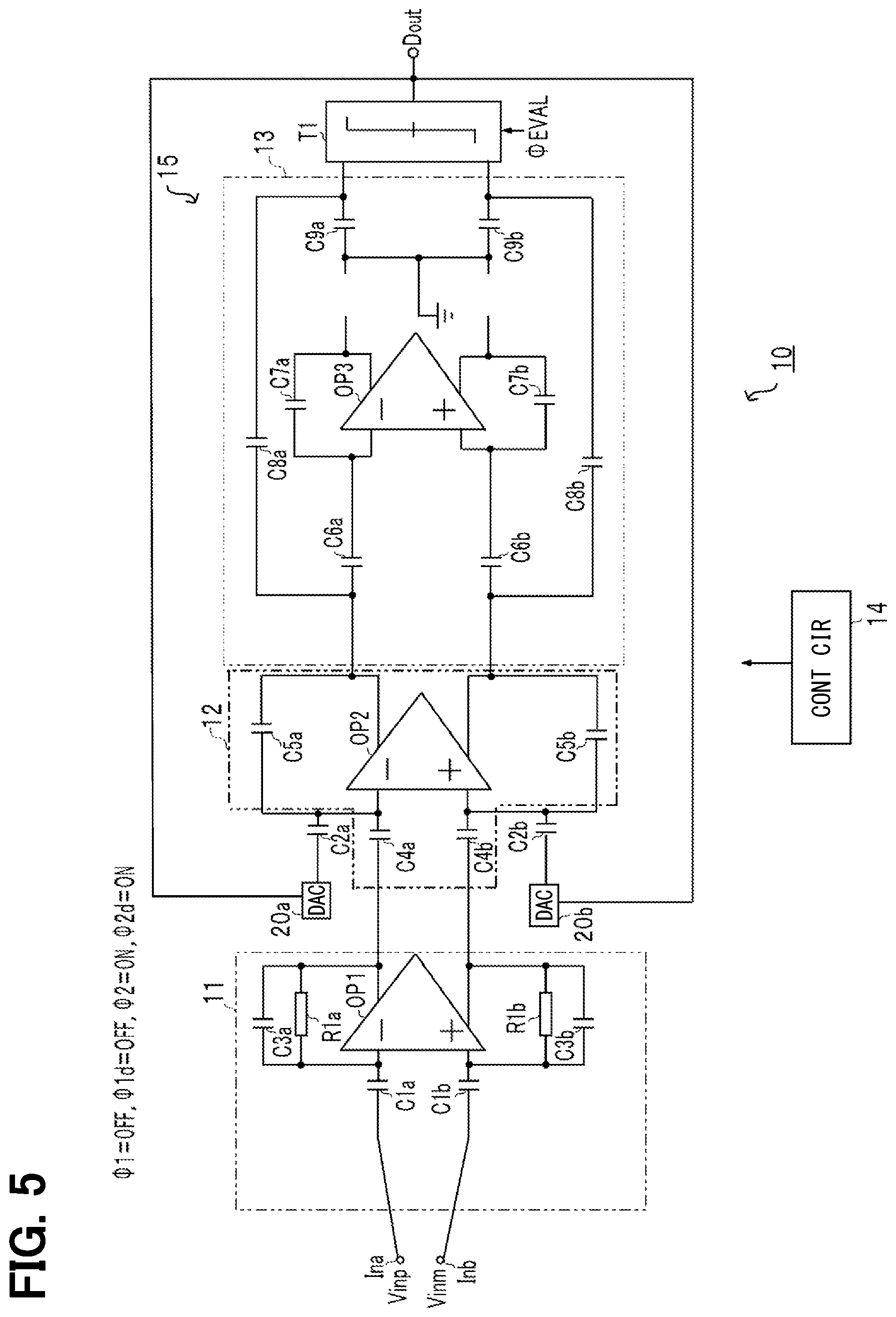 Patent US12101105 Figure 5 – Delta-sigma modulation type A/D converter