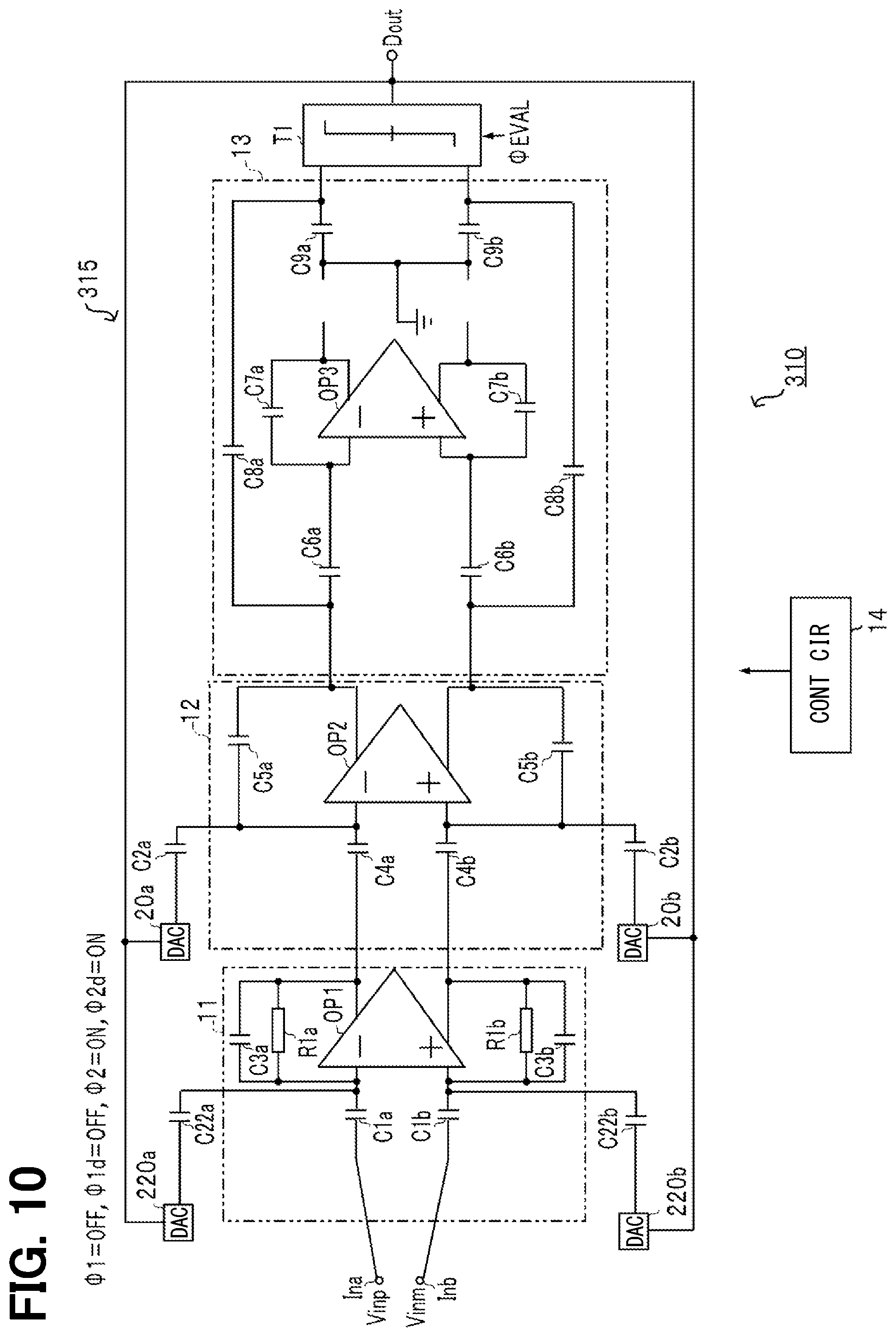 Patent US12101105 Figure 10 – Delta-sigma modulation type A/D converter