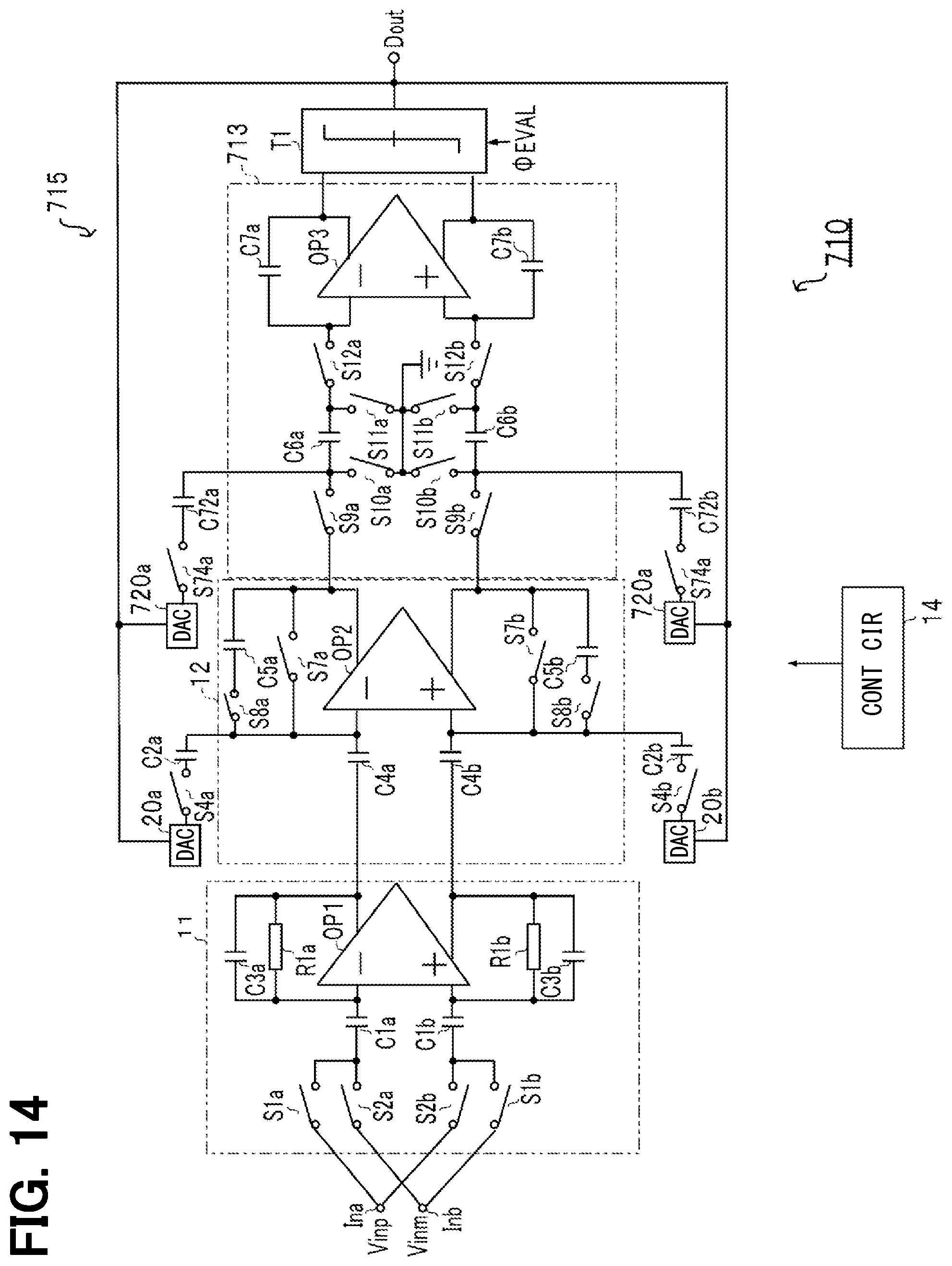 Patent US12101105 Figure 15 – Delta-sigma modulation type A/D converter