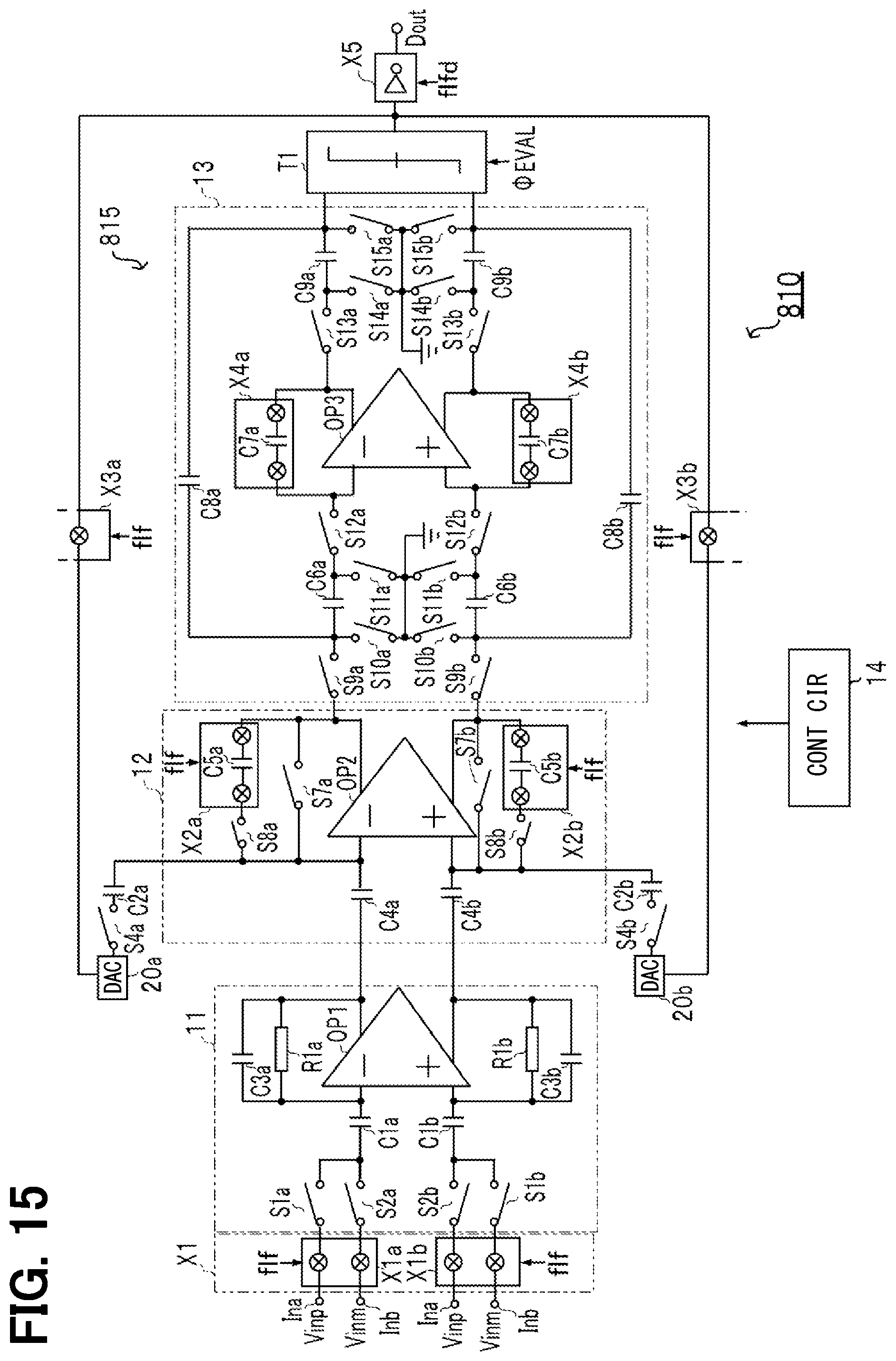 Patent US12101105 Figure 16 – Delta-sigma modulation type A/D converter