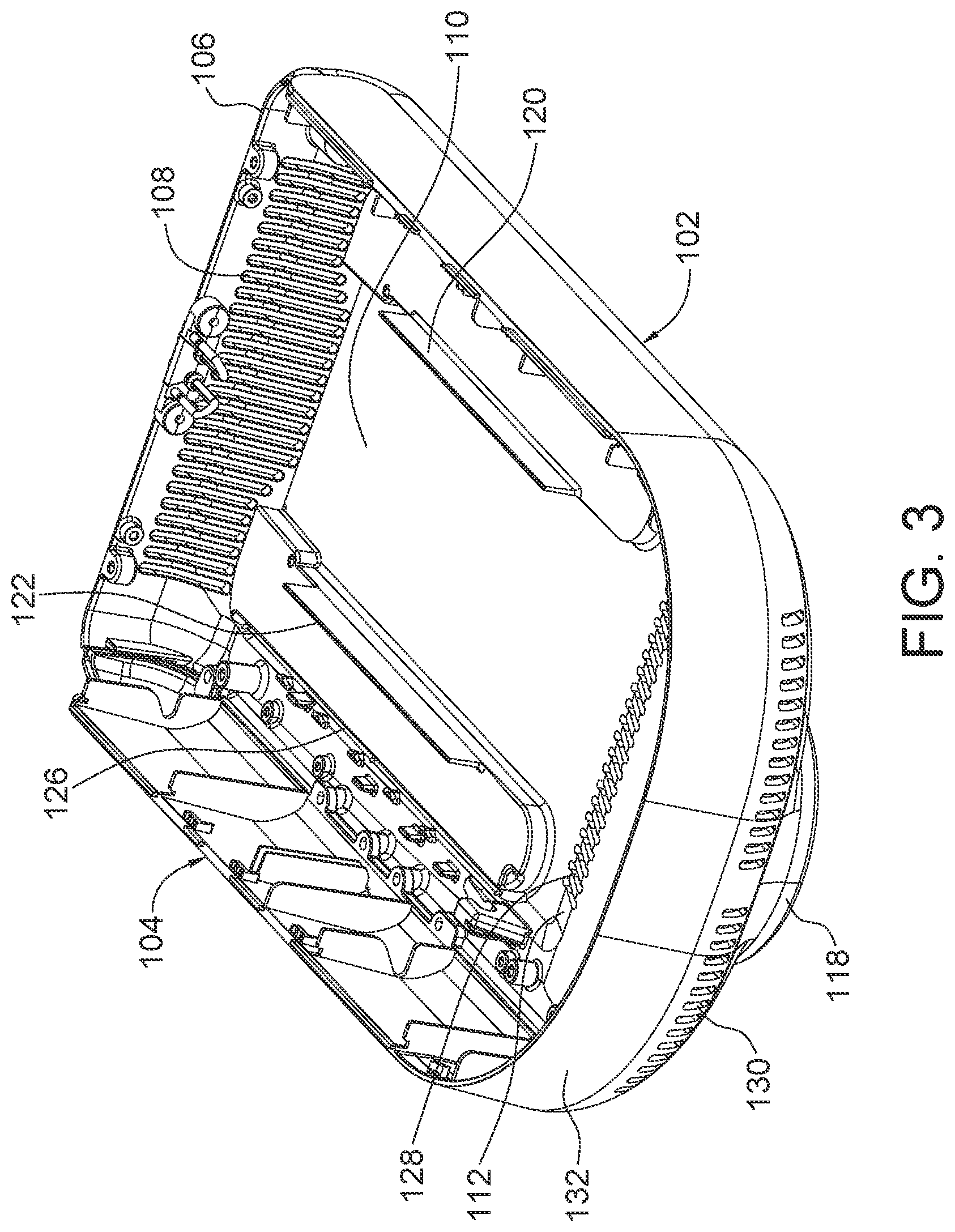 Patent US12101111 Figure 3 – Small cell access node with water intrusion mitigation