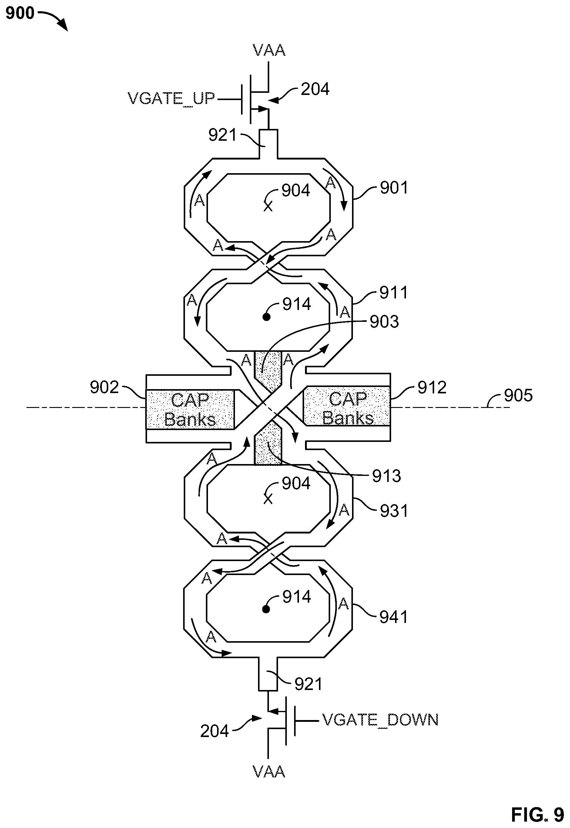 Patent US12101112 Figure 8 – Oscillator for high-speed serial device