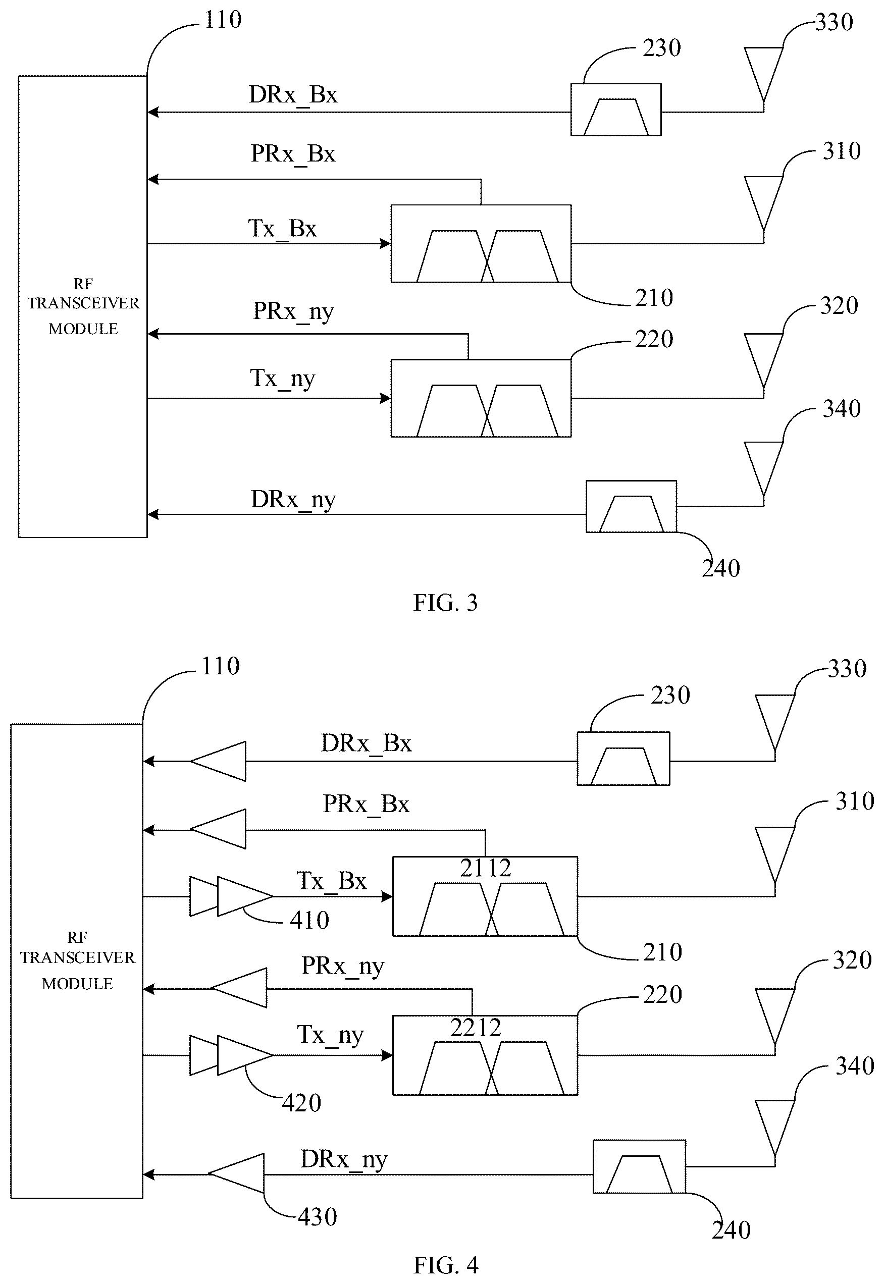 Patent US12101113 Figure 2 – Radio frequency module, control method, and electronic device