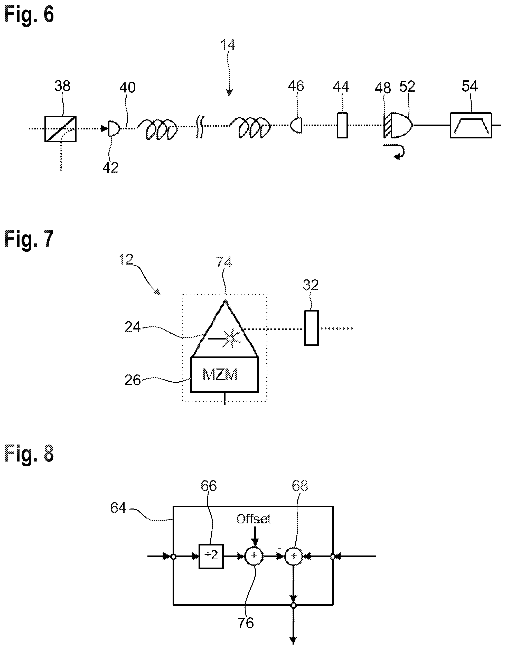 Patent US12101116 Figure 4 – System for correcting phase noise and/or drift occurring in optical fibers