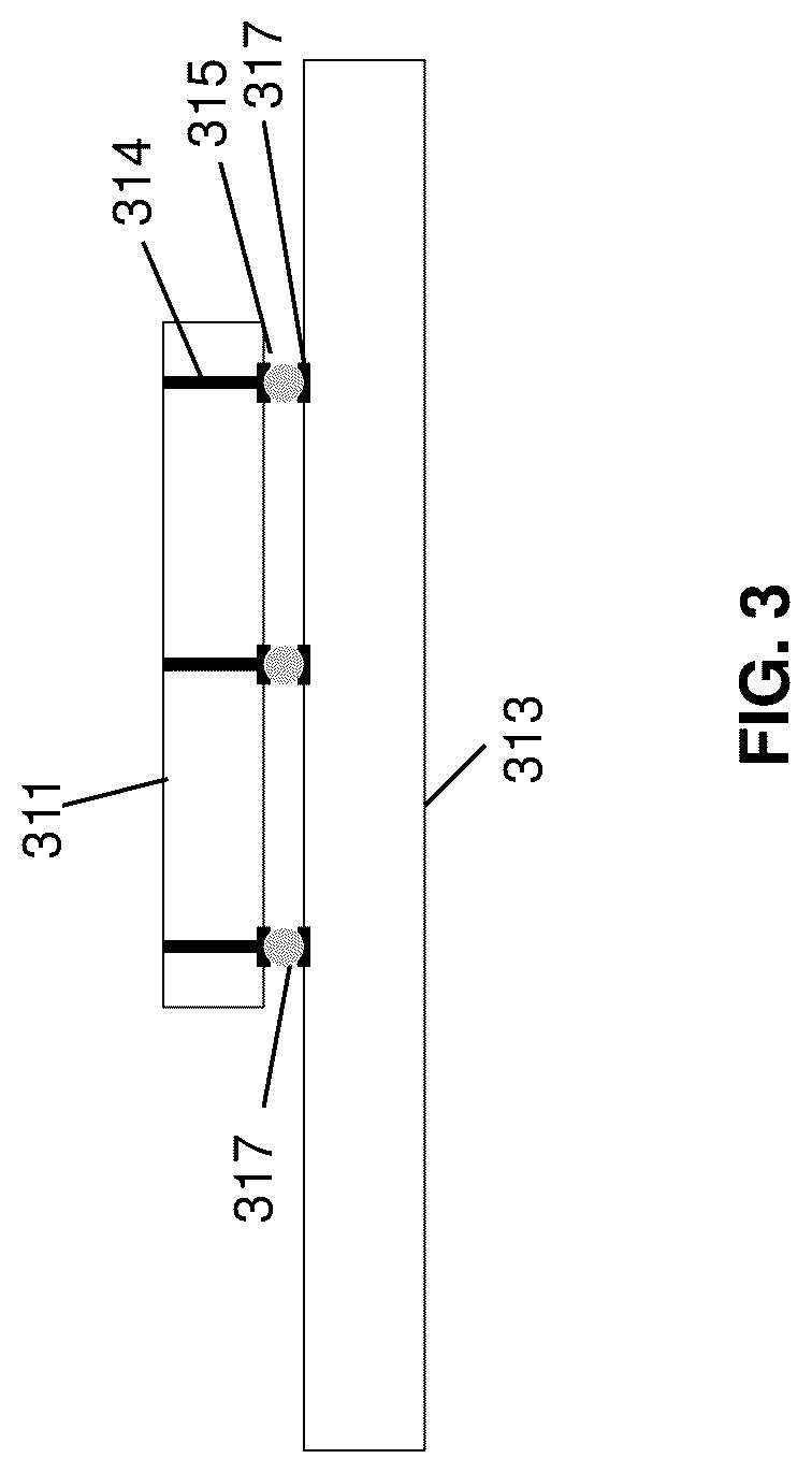 Patent US12101122 Figure 3 – Hybrid integration of microLED interconnects with ICs