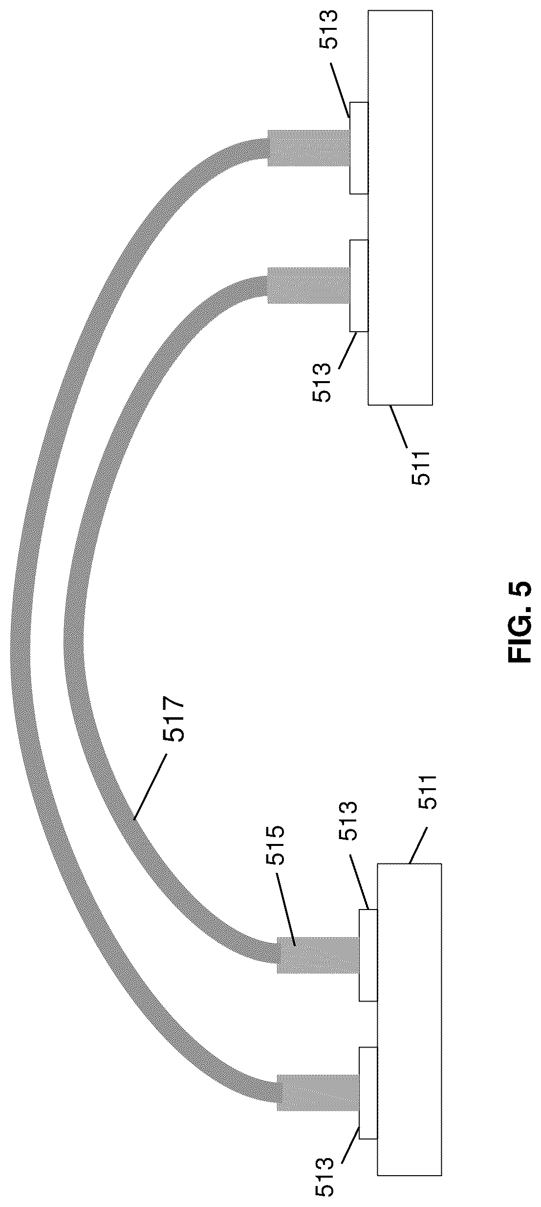 Patent US12101122 Figure 5 – Hybrid integration of microLED interconnects with ICs