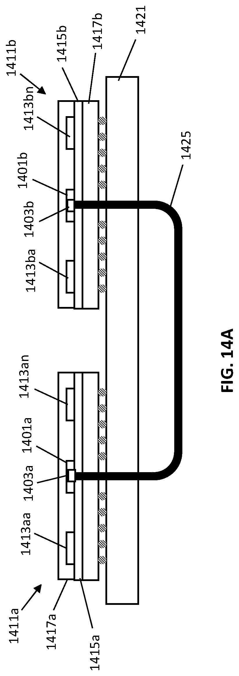 Patent US12101128 Figure 15 – LED chip-to-chip vertically launched optical communications with optical fiber