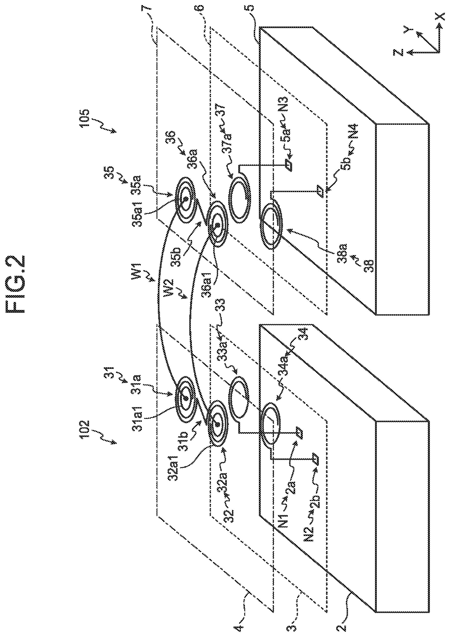 Patent US12101137 Figure 2 – Magnetic coupling device and communication system