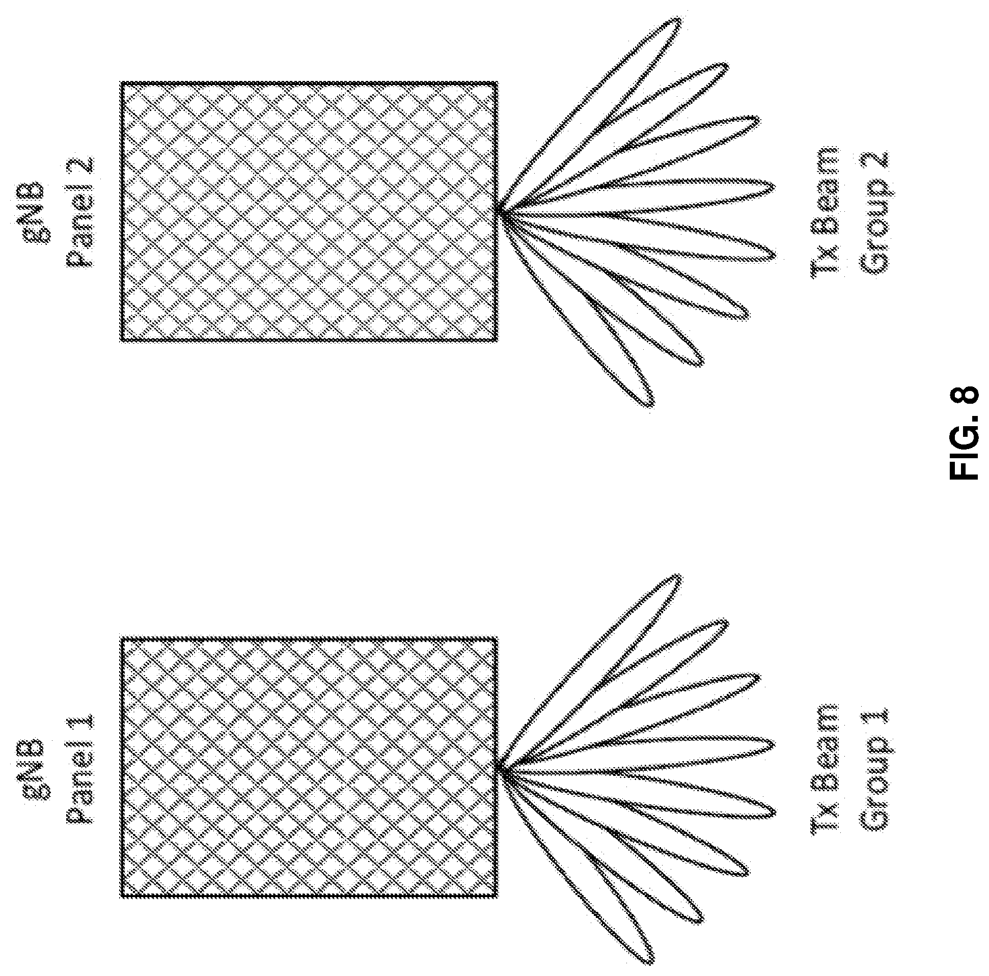 Patent US12101153 Figure 8 – Group based beam reporting and channel state information reference signal configuration in new radio systems