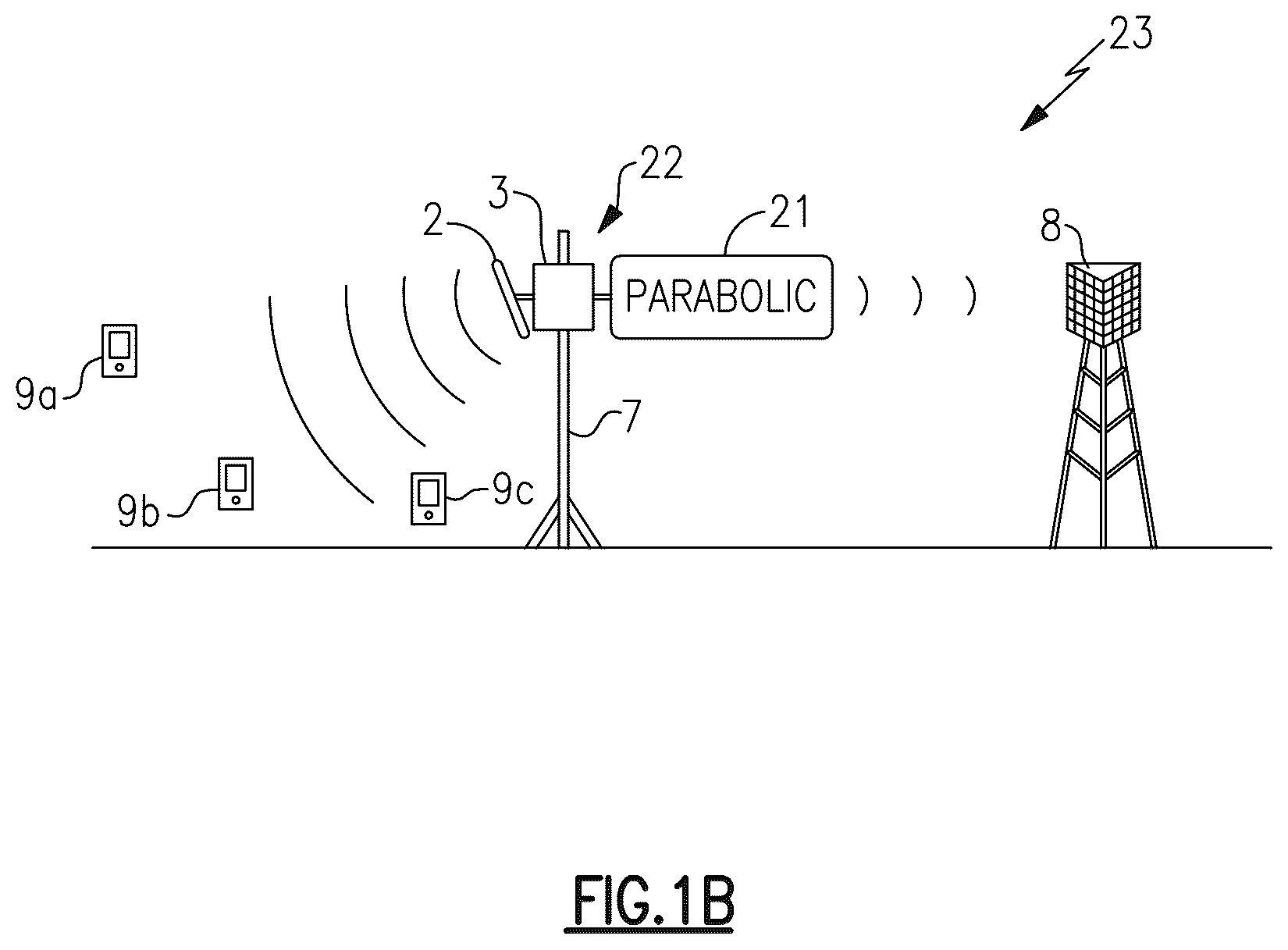 Patent US12101163 Figure 2 – Radio frequency signal boosters serving as outdoor infrastructure in high frequency cellular networks